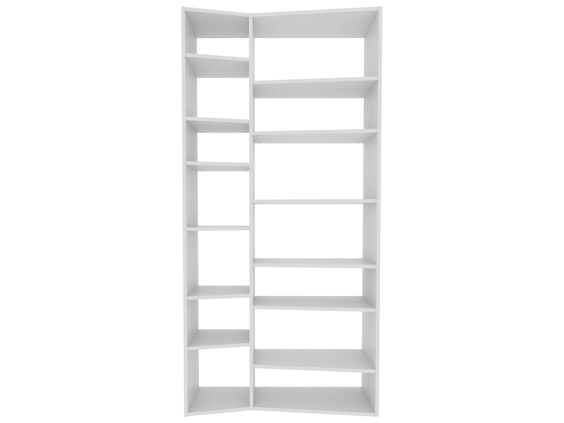 TemaHome Valsa Pure White Bookcase