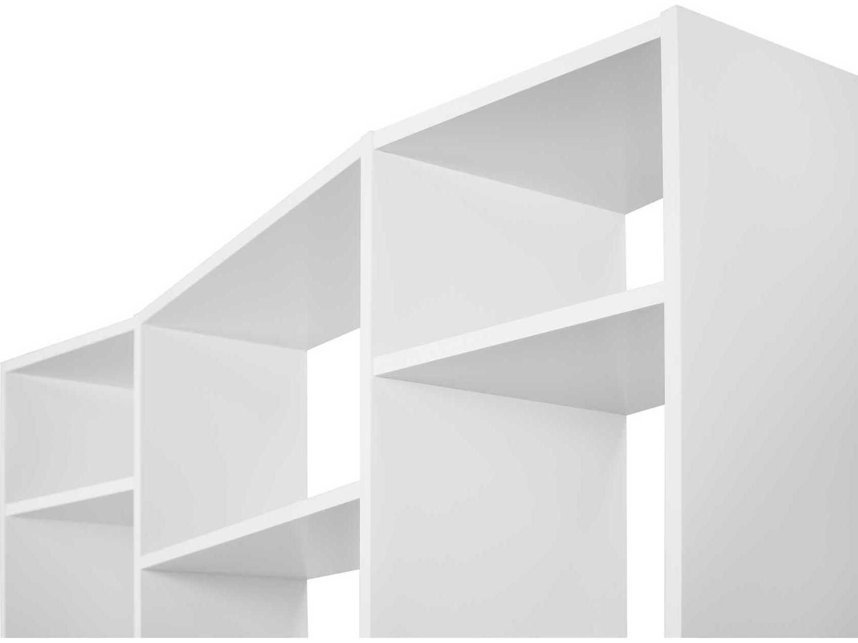 TemaHome Valsa Pure White Bookcase