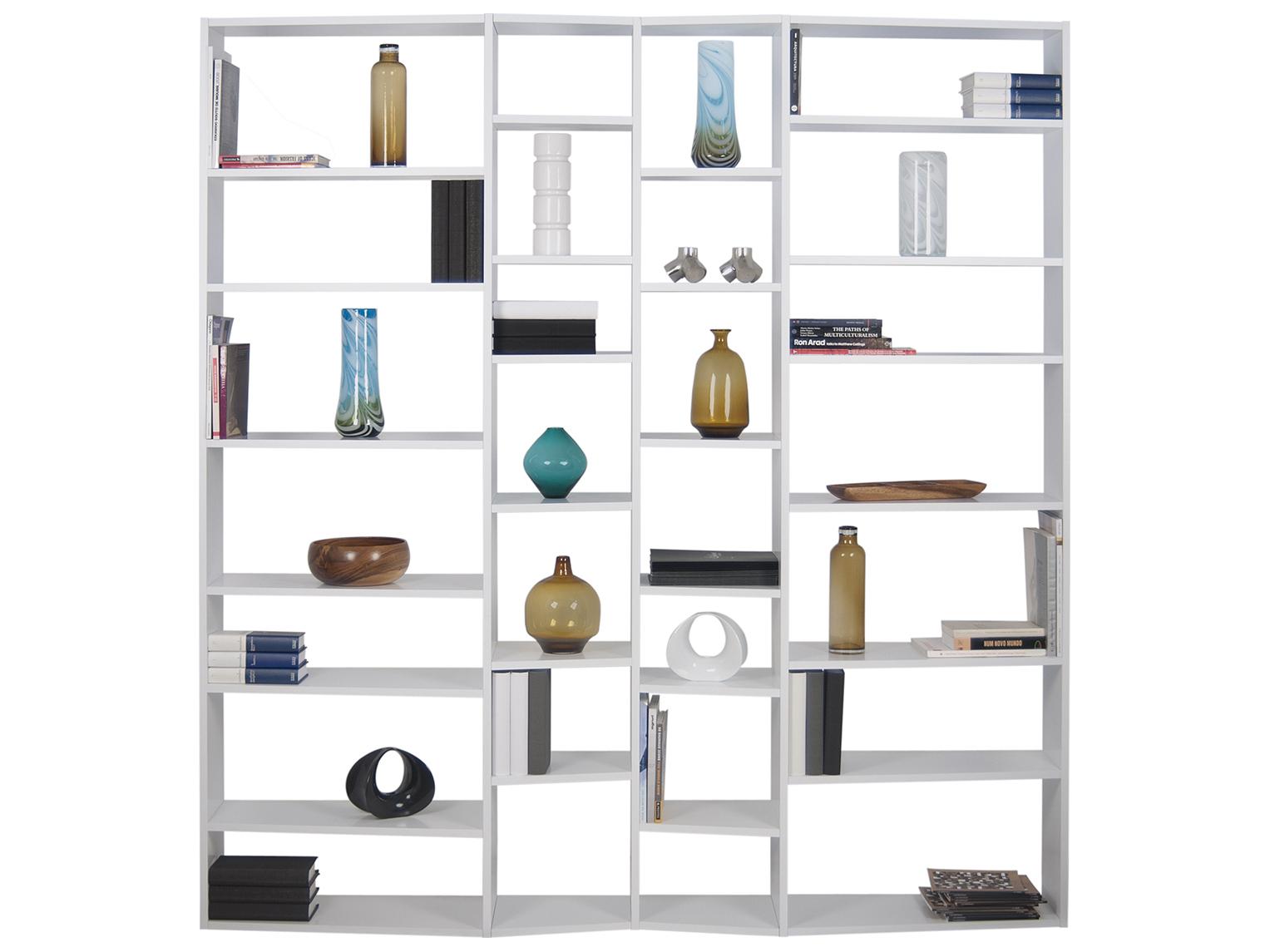 TemaHome Valsa Pure White Bookcase