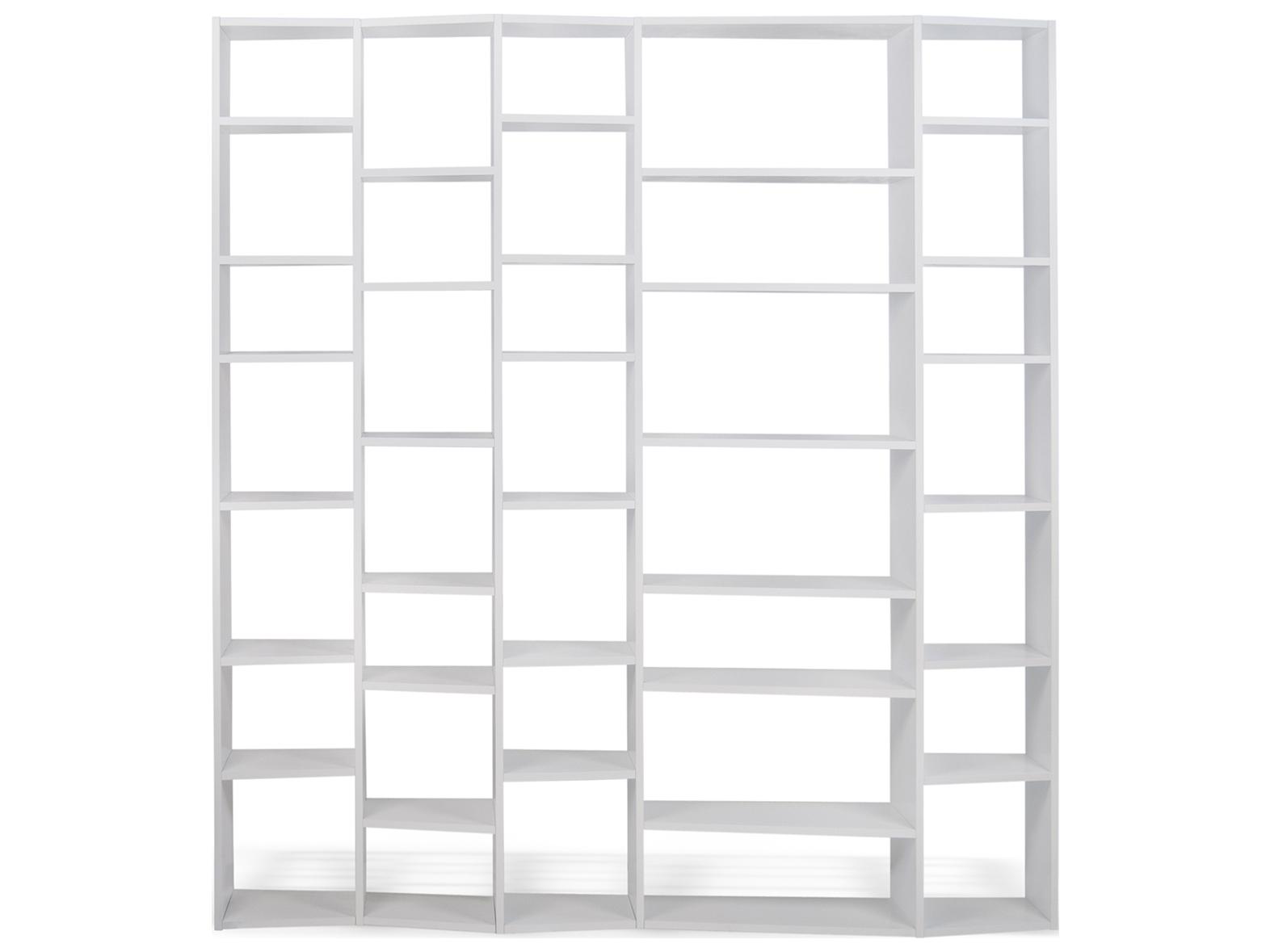 TemaHome Valsa Pure White Bookcase