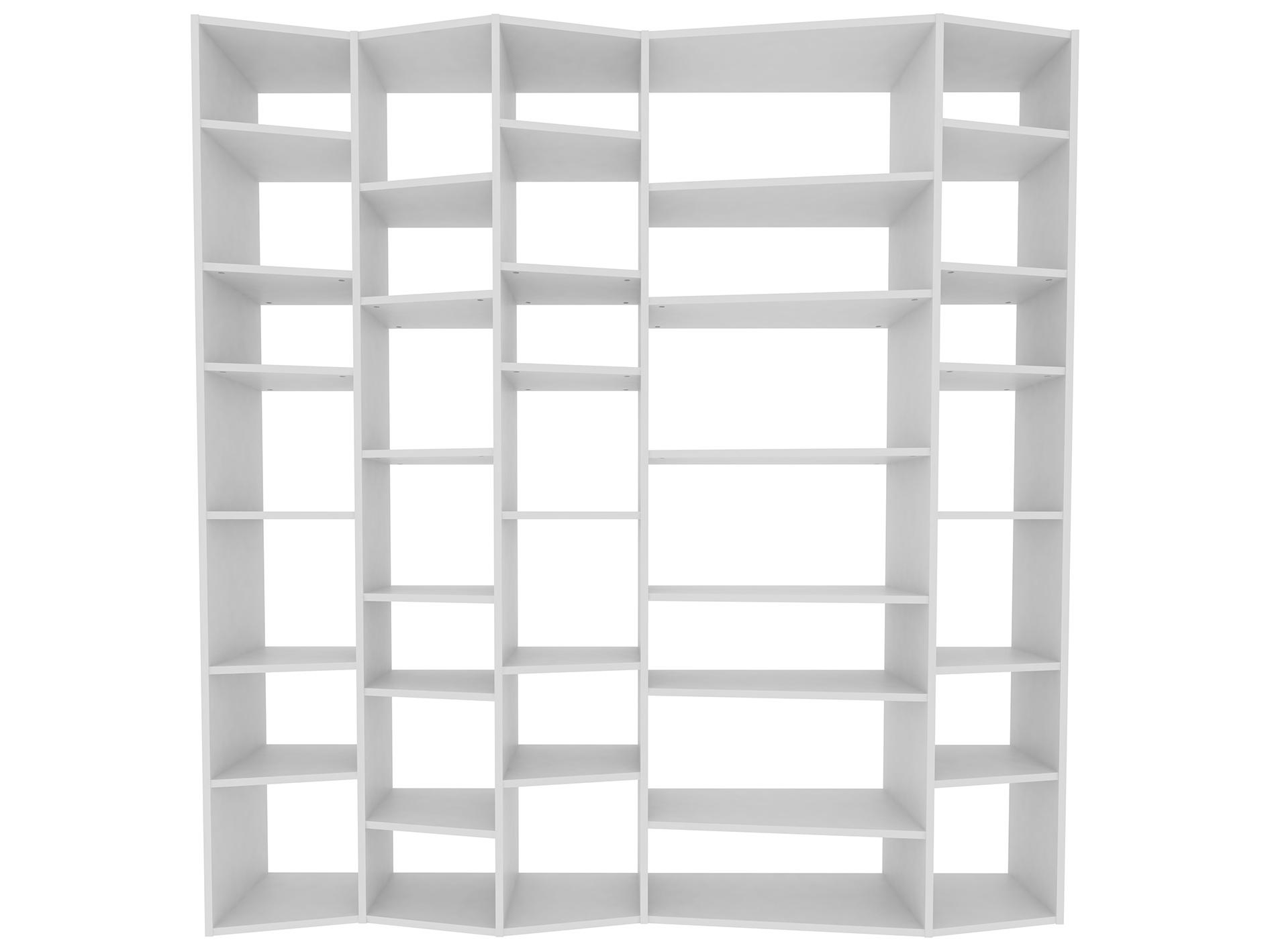 TemaHome Valsa Pure White Bookcase