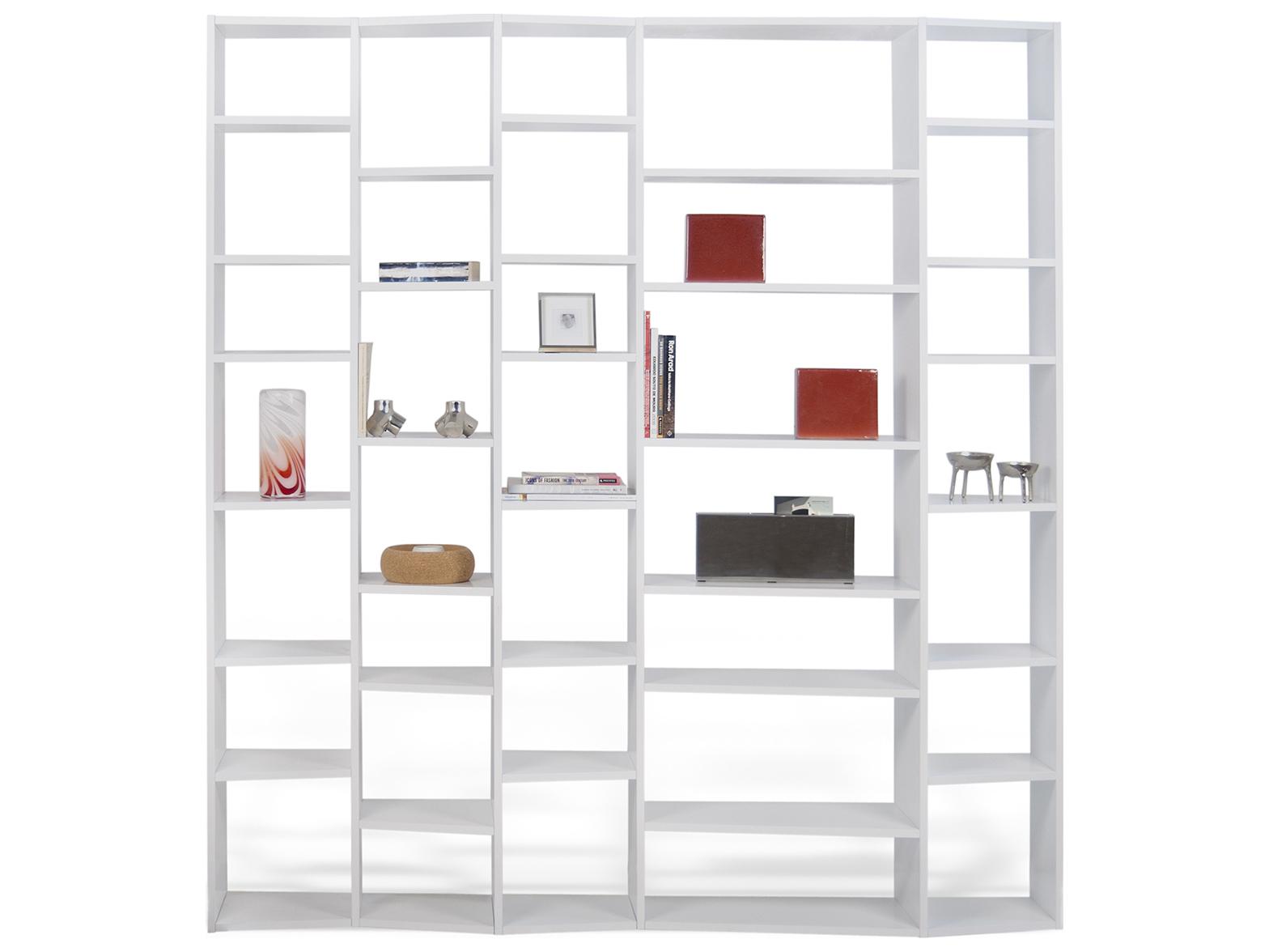 TemaHome Valsa Pure White Bookcase