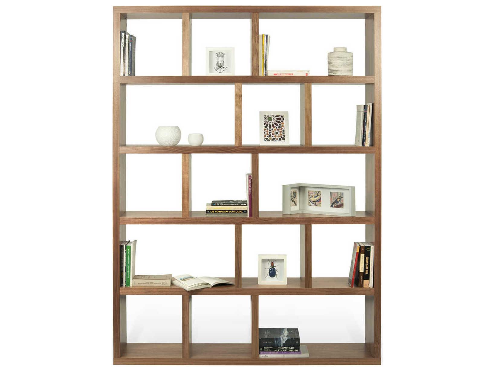 TemaHome Berlin Walnut Bookcase