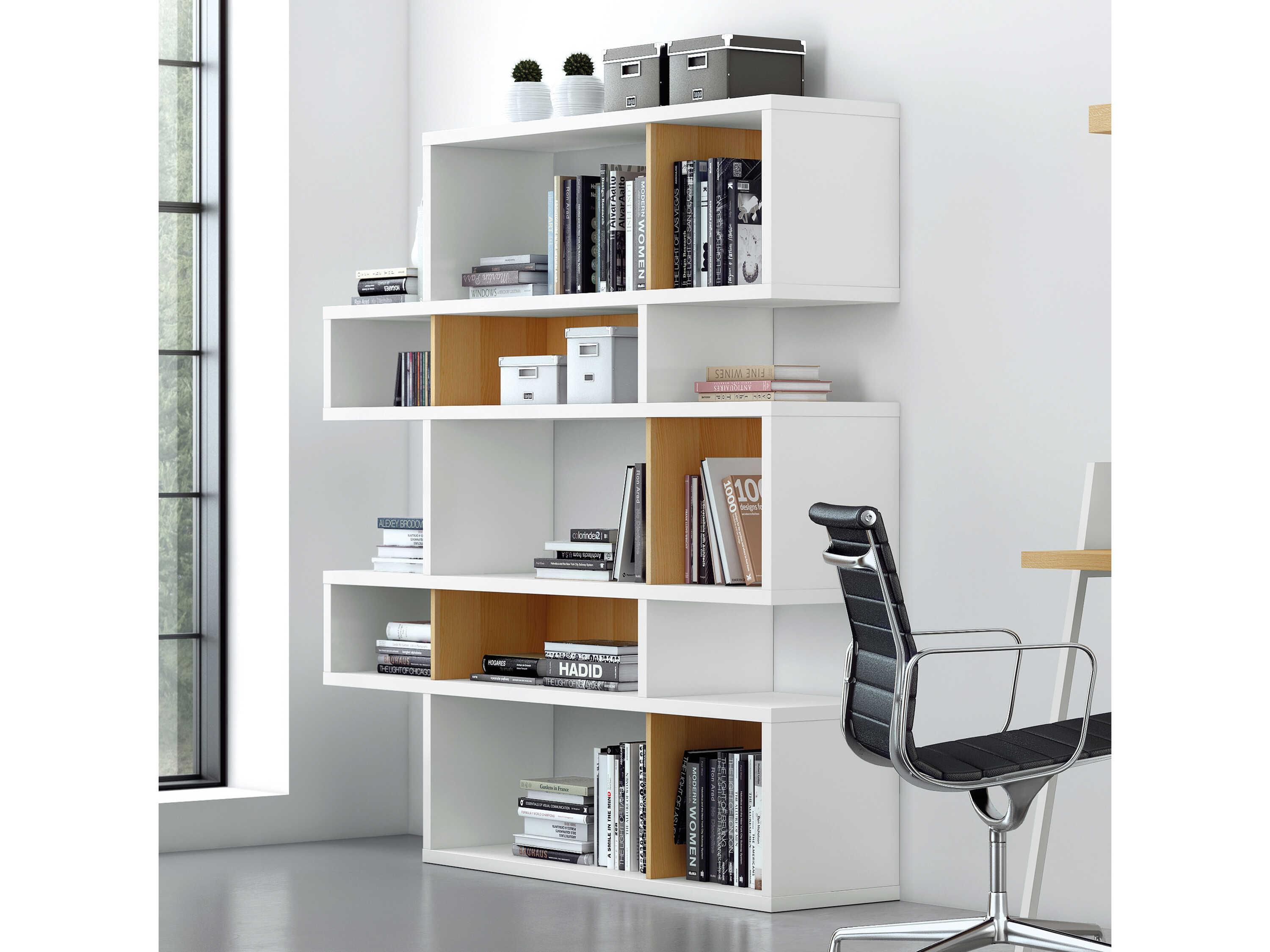 TemaHome London Pure White Frame Bookcase
