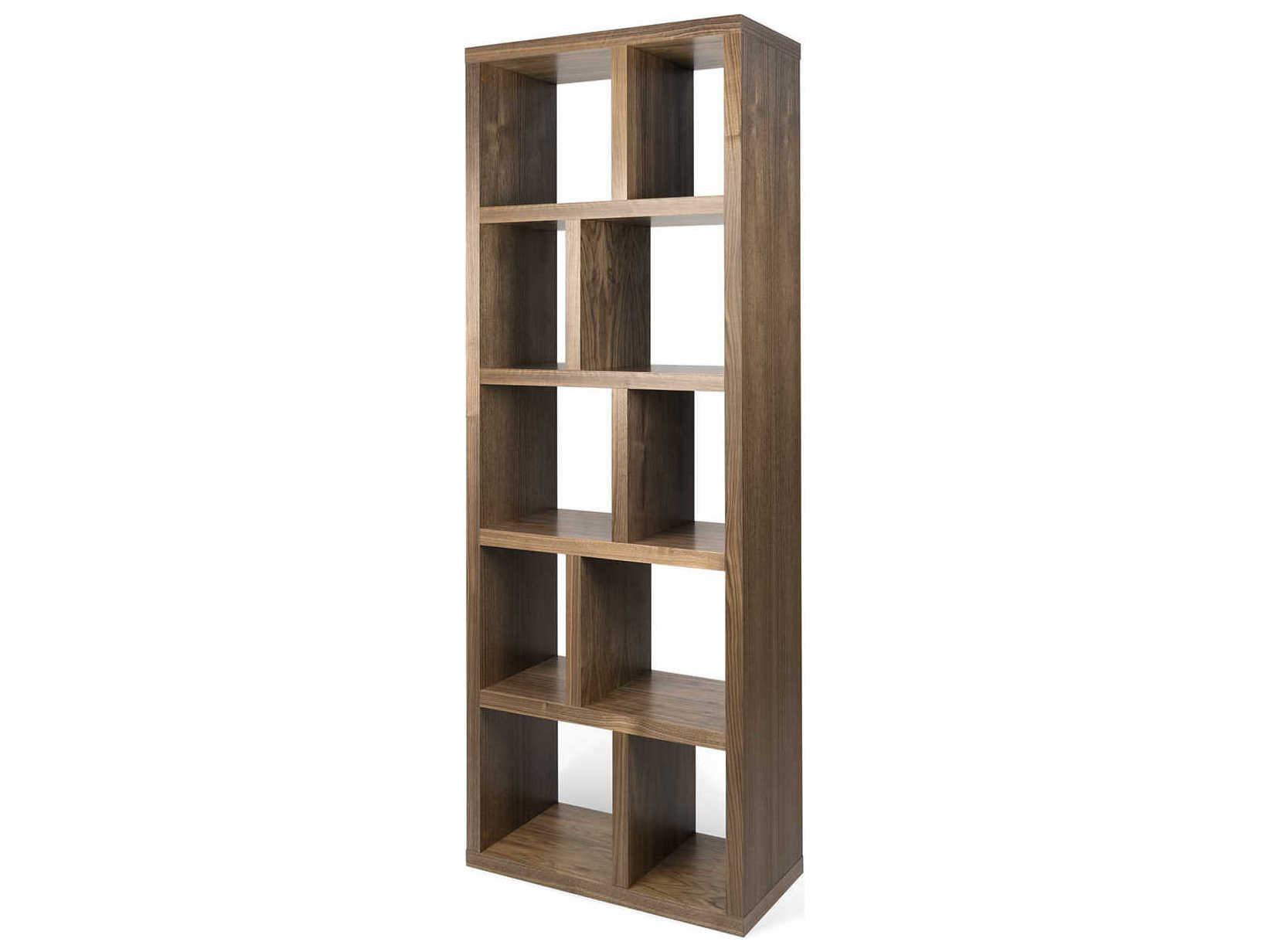TemaHome Berlin Walnut Bookcase