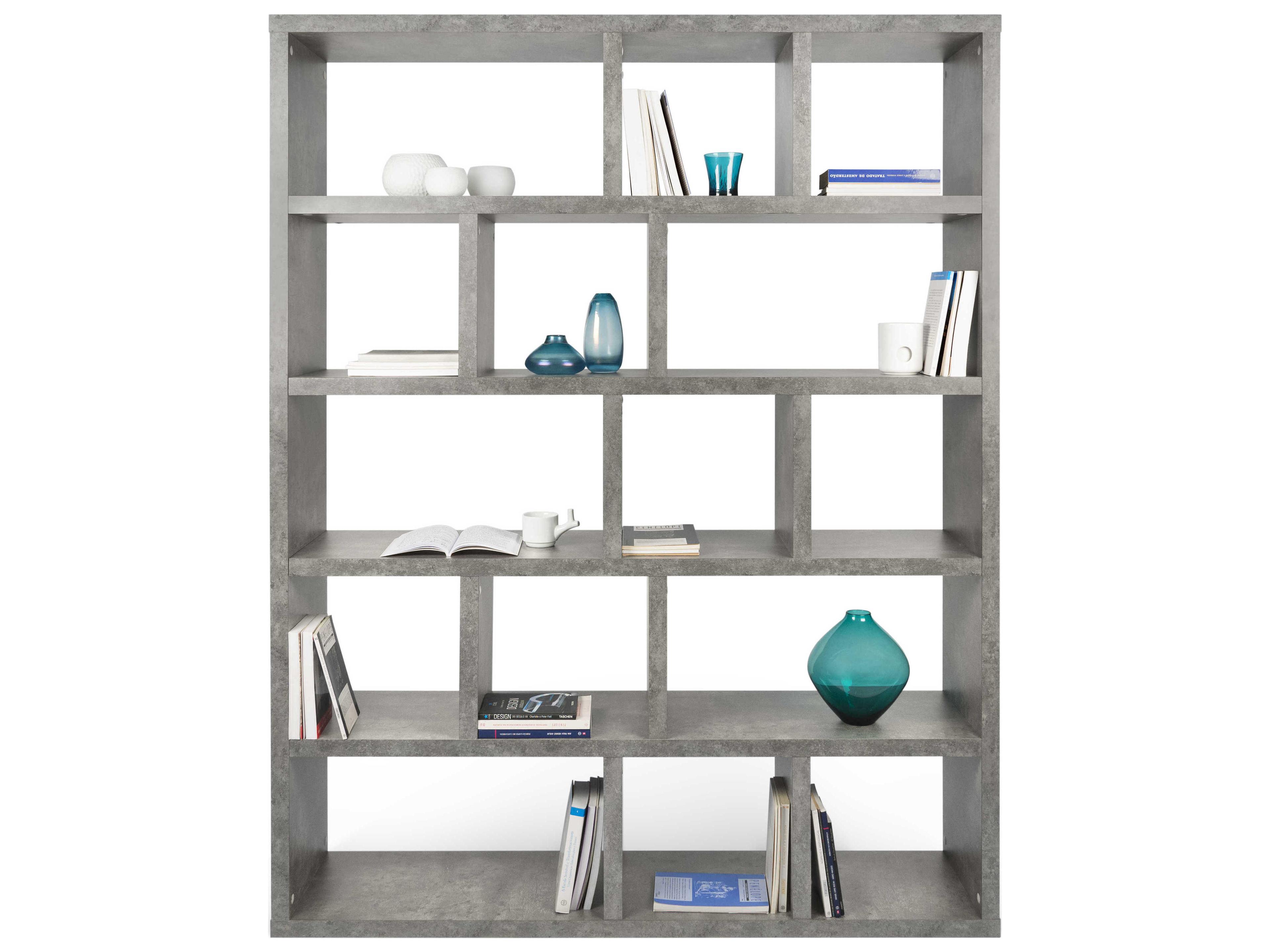 TemaHome Berlin Concrete Look Bookcase