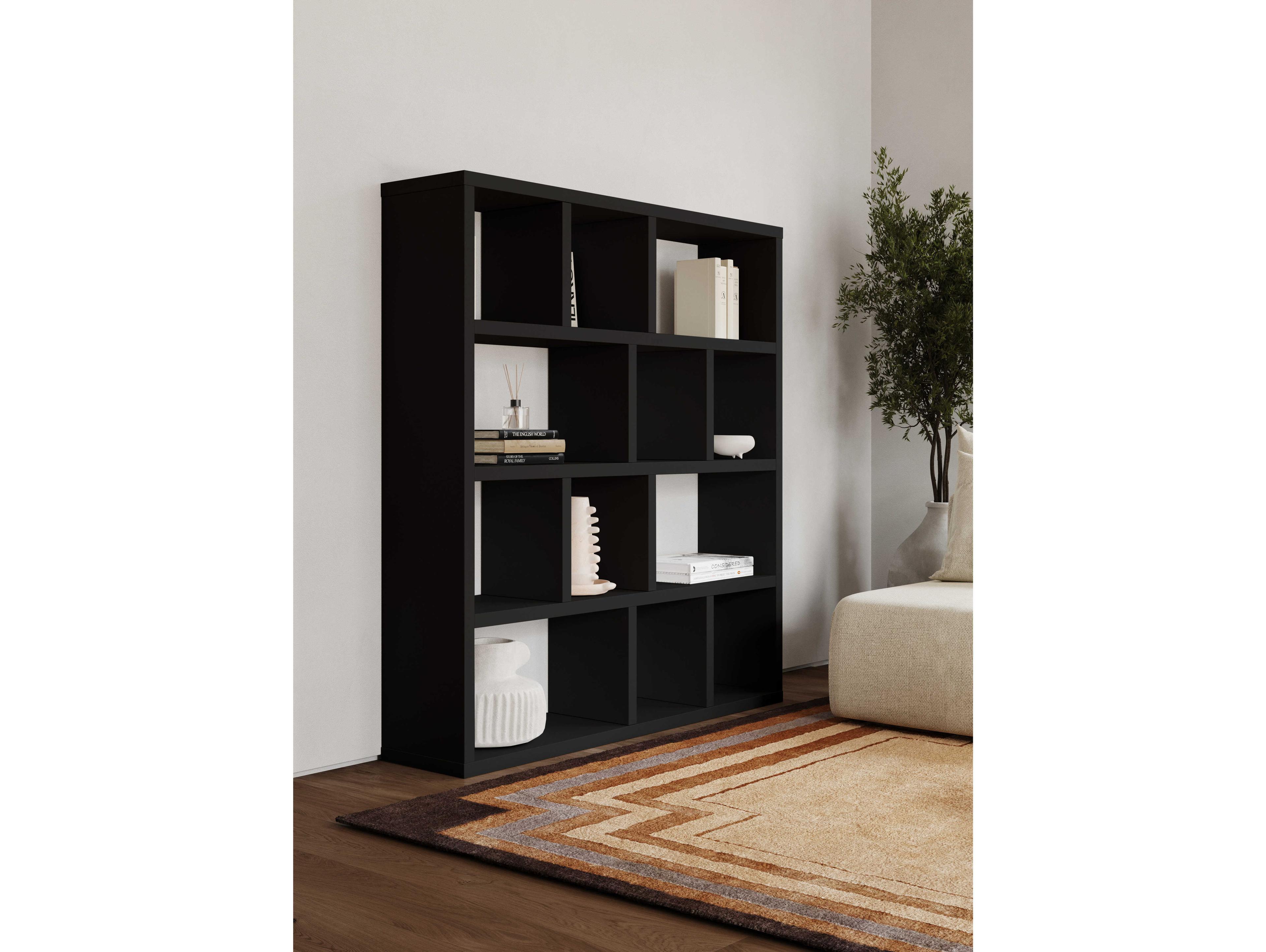 TemaHome Berlin Pure Black Bookcase