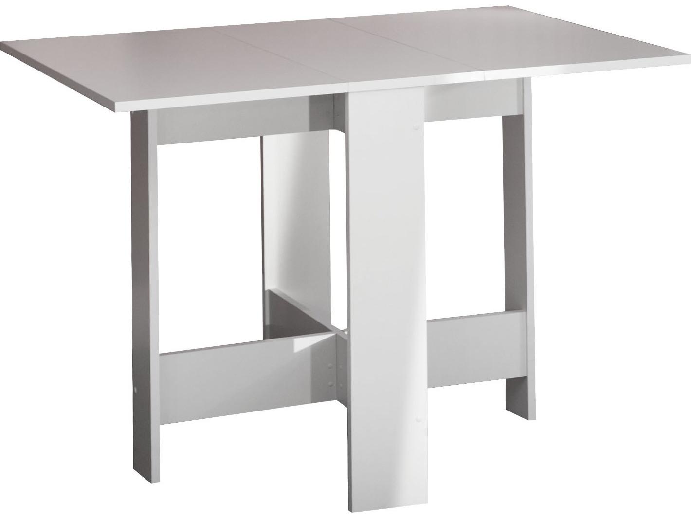 TemaHome Papillon Rectangular Wood White Dining Table