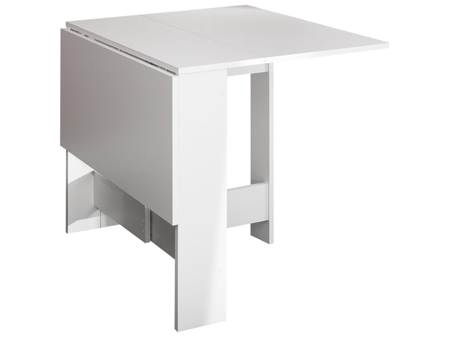 TemaHome Papillon Rectangular Wood White Dining Table