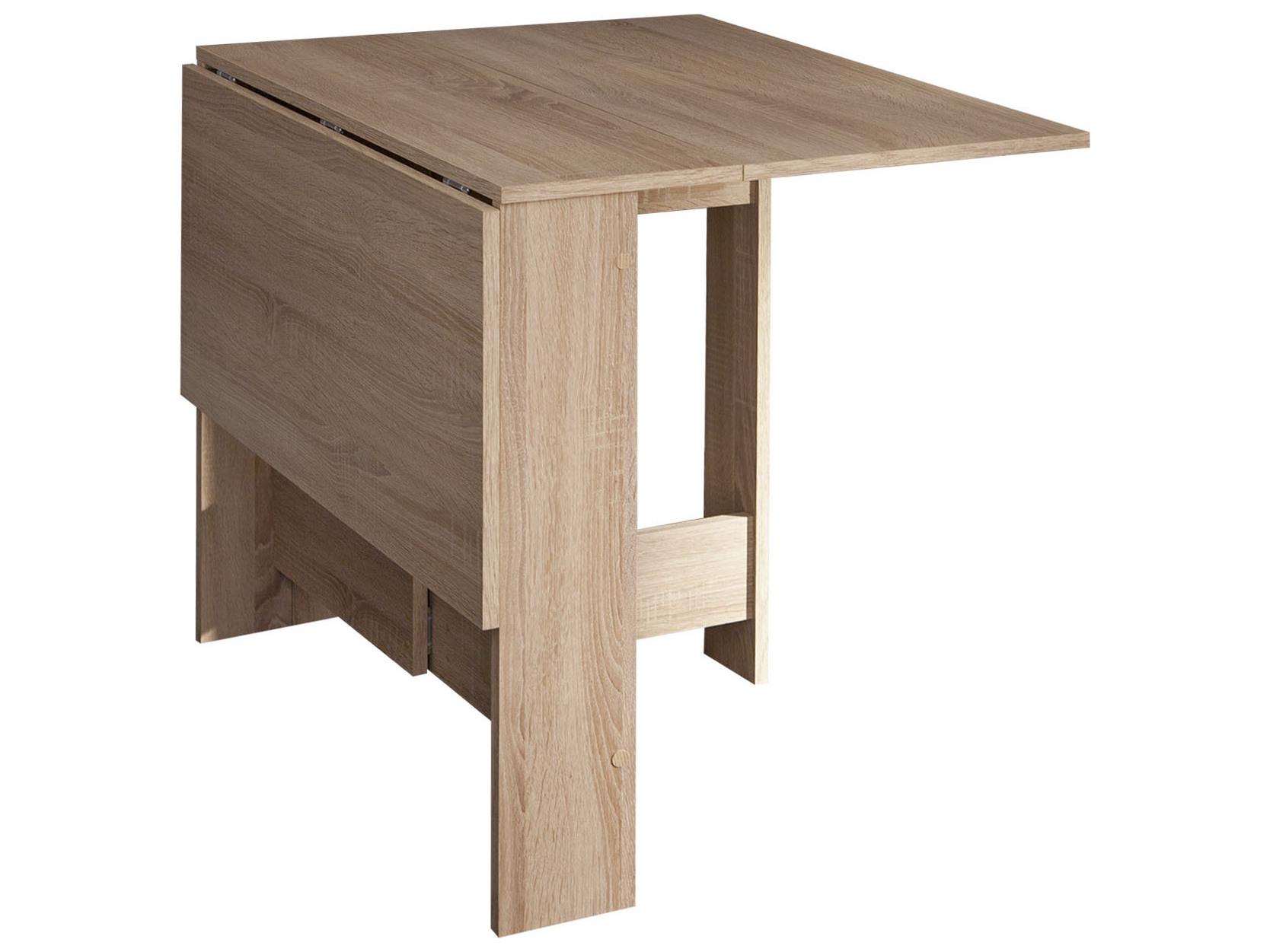 TemaHome Papillon Rectangular Wood Natural Oak Color Dining Table