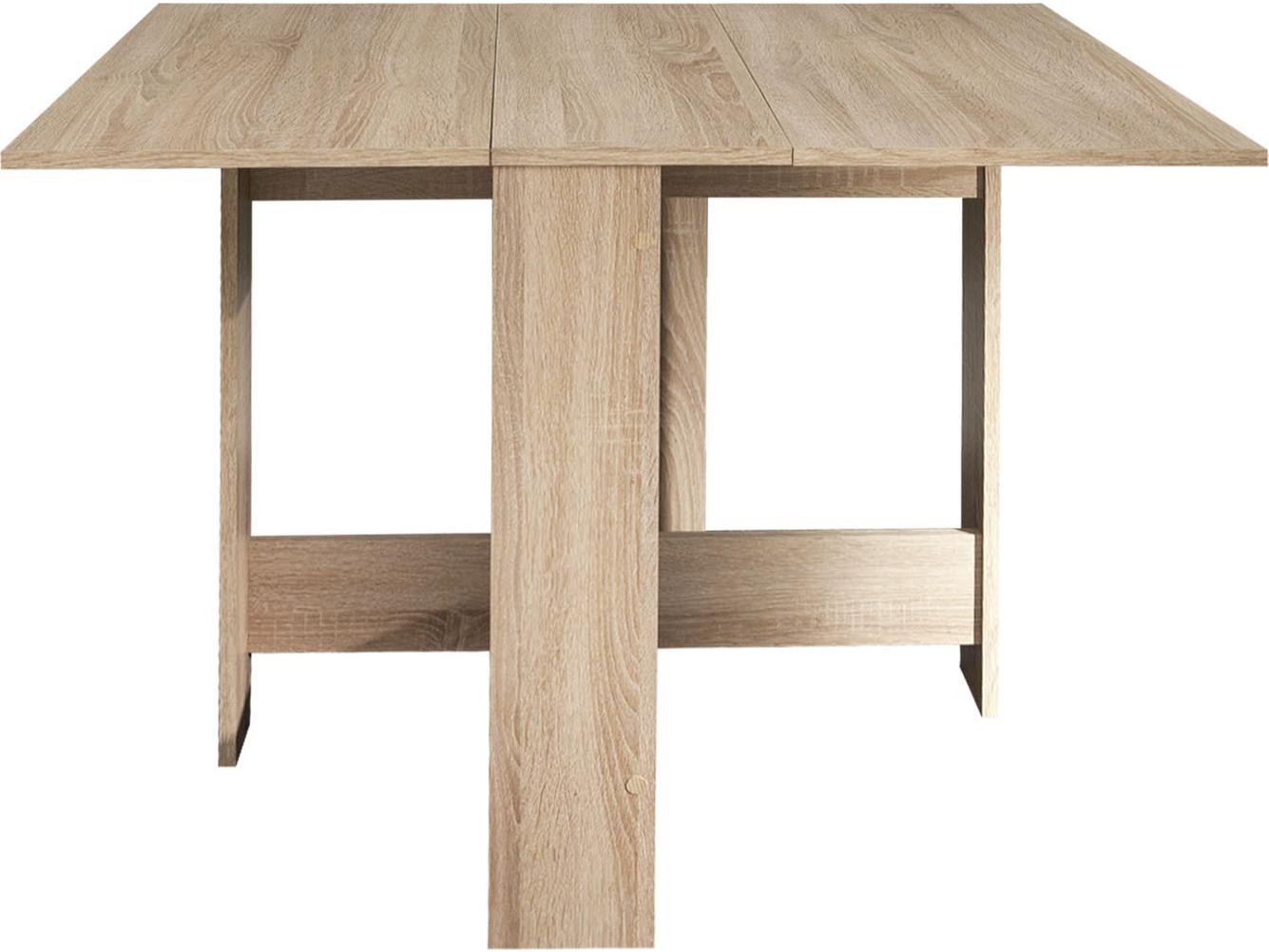 TemaHome Papillon Rectangular Wood Natural Oak Color Dining Table