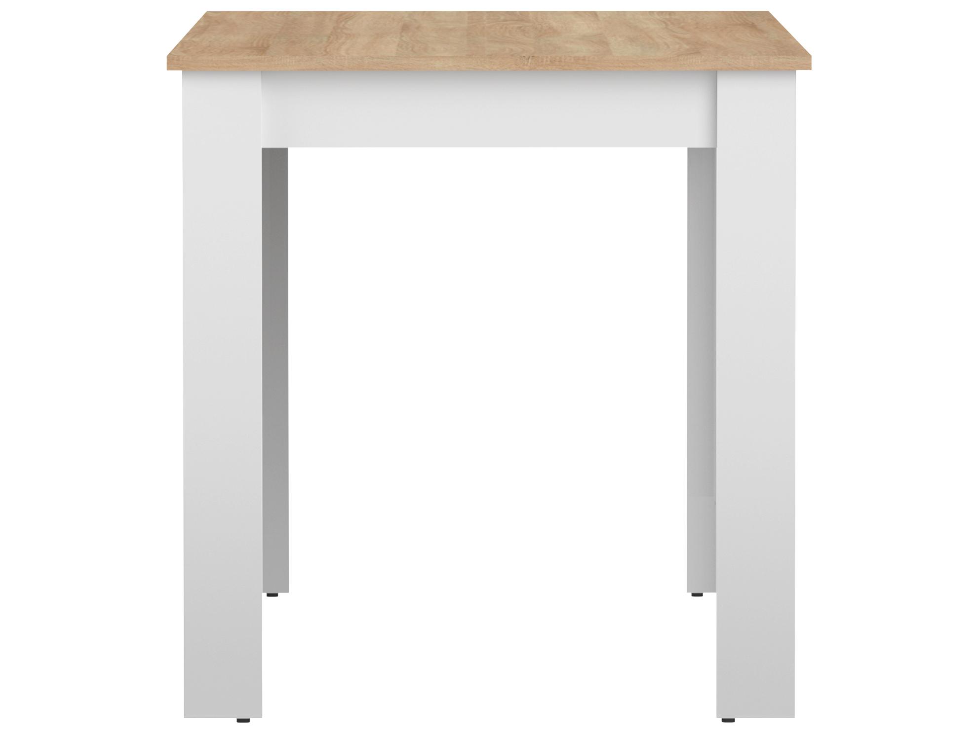 TemaHome Nice Rectangular Wood White Oak Color Dining Table