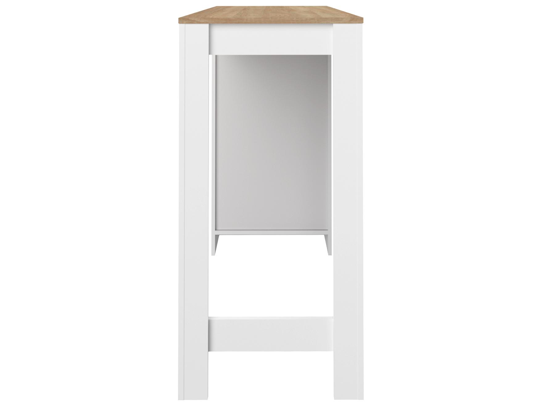 TemaHome Aravis White Oak Rectangular Bar Table