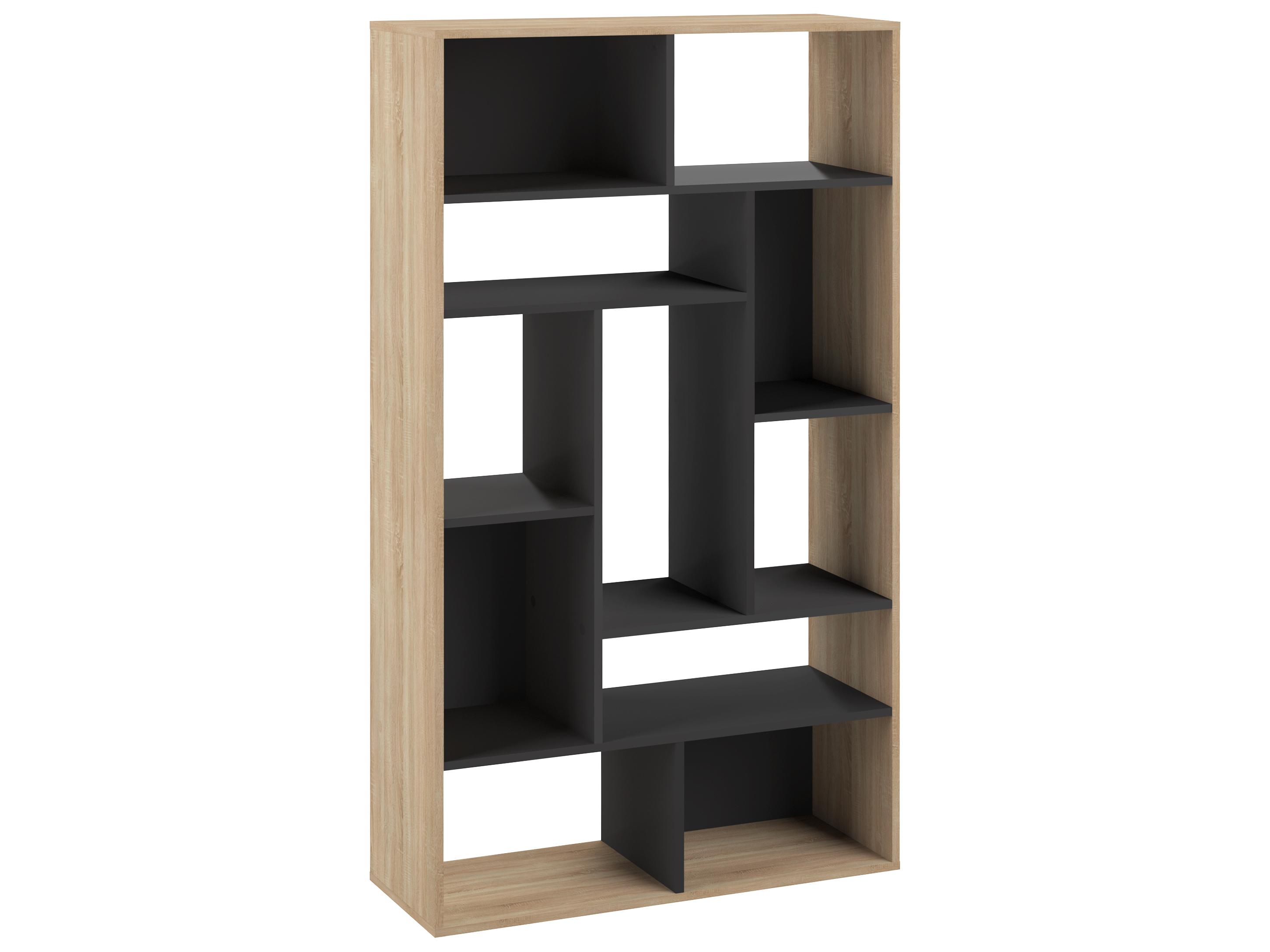 TemaHome Seoul Black Oak Bookcase