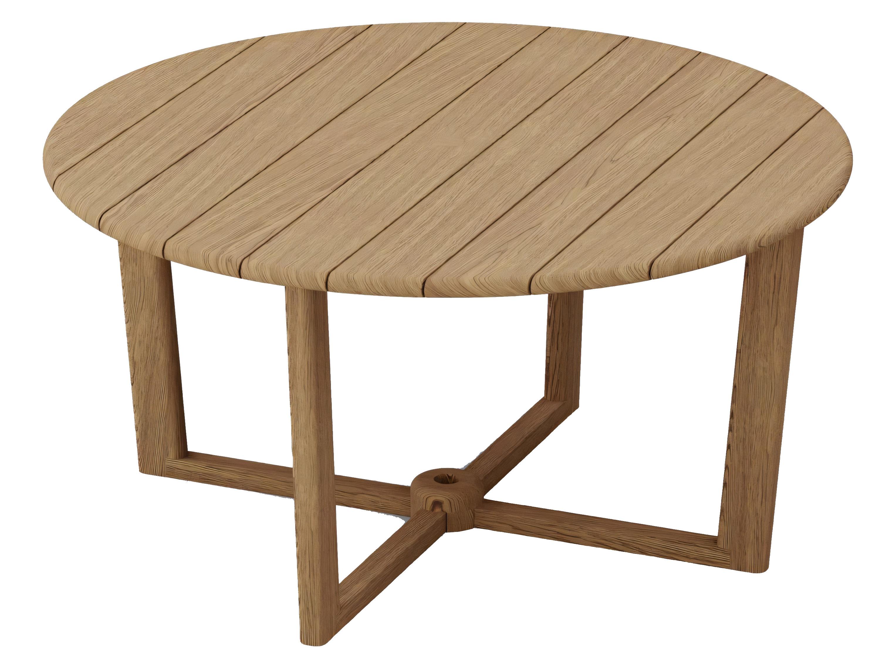 Teak Smith Sema 60" Round Dining Table
