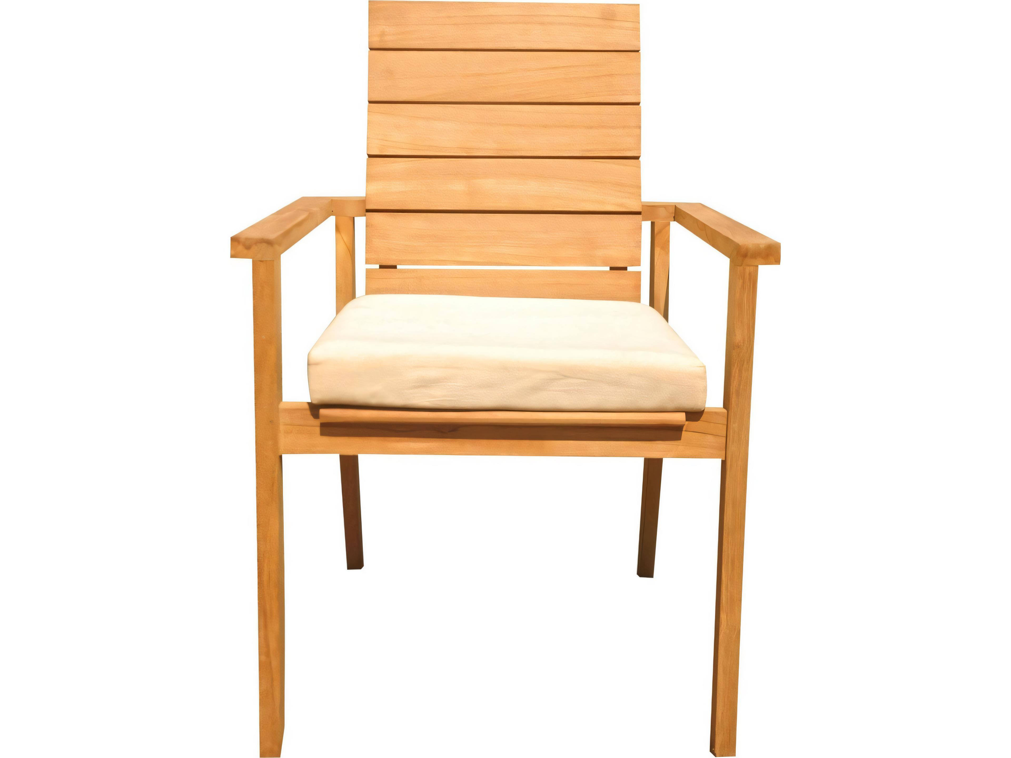 Teak Smith Algrave Stacking Captain Dining Arm Chair