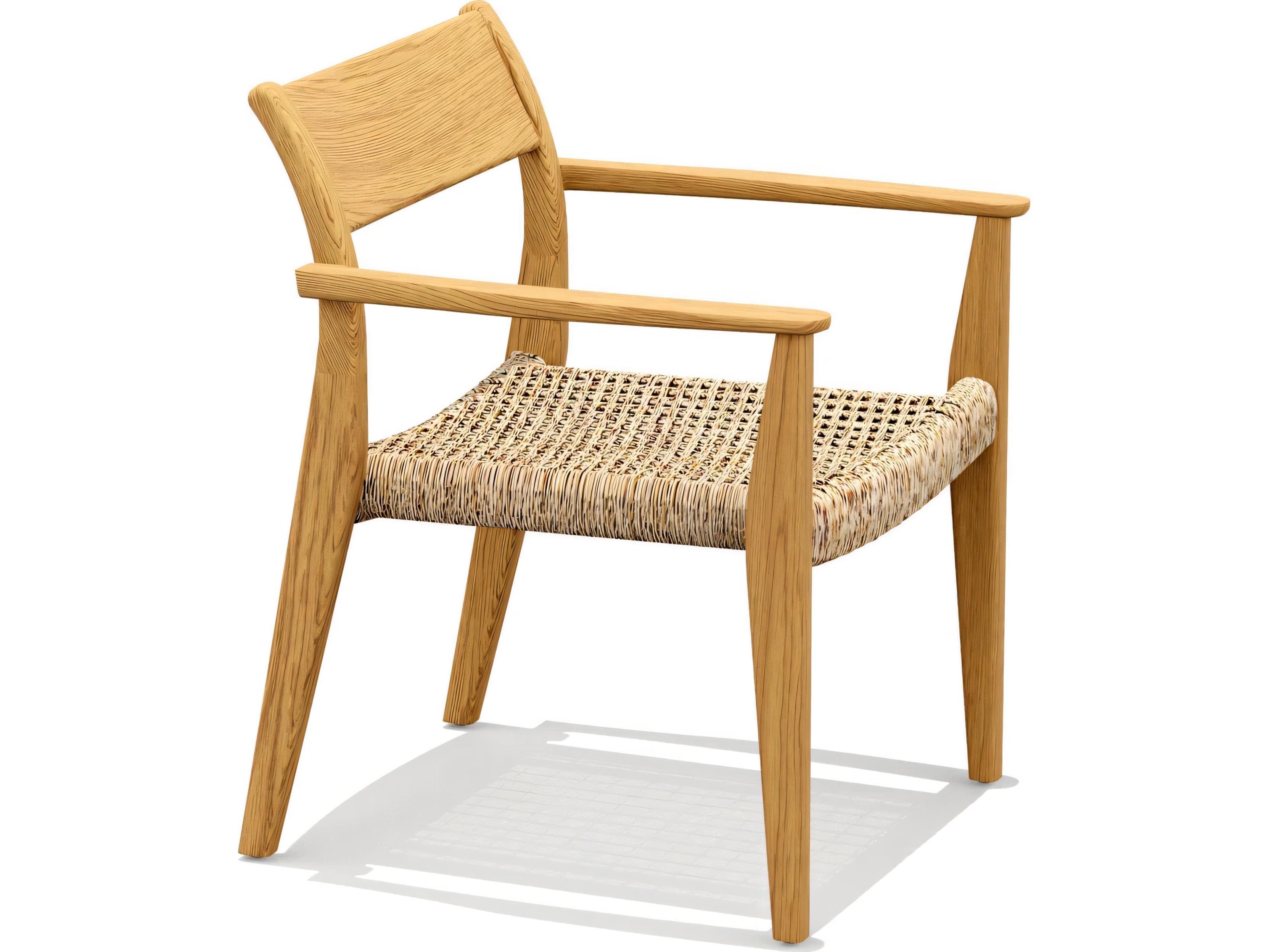 Teak Smith Amilo Stackable Dining Arm Chair