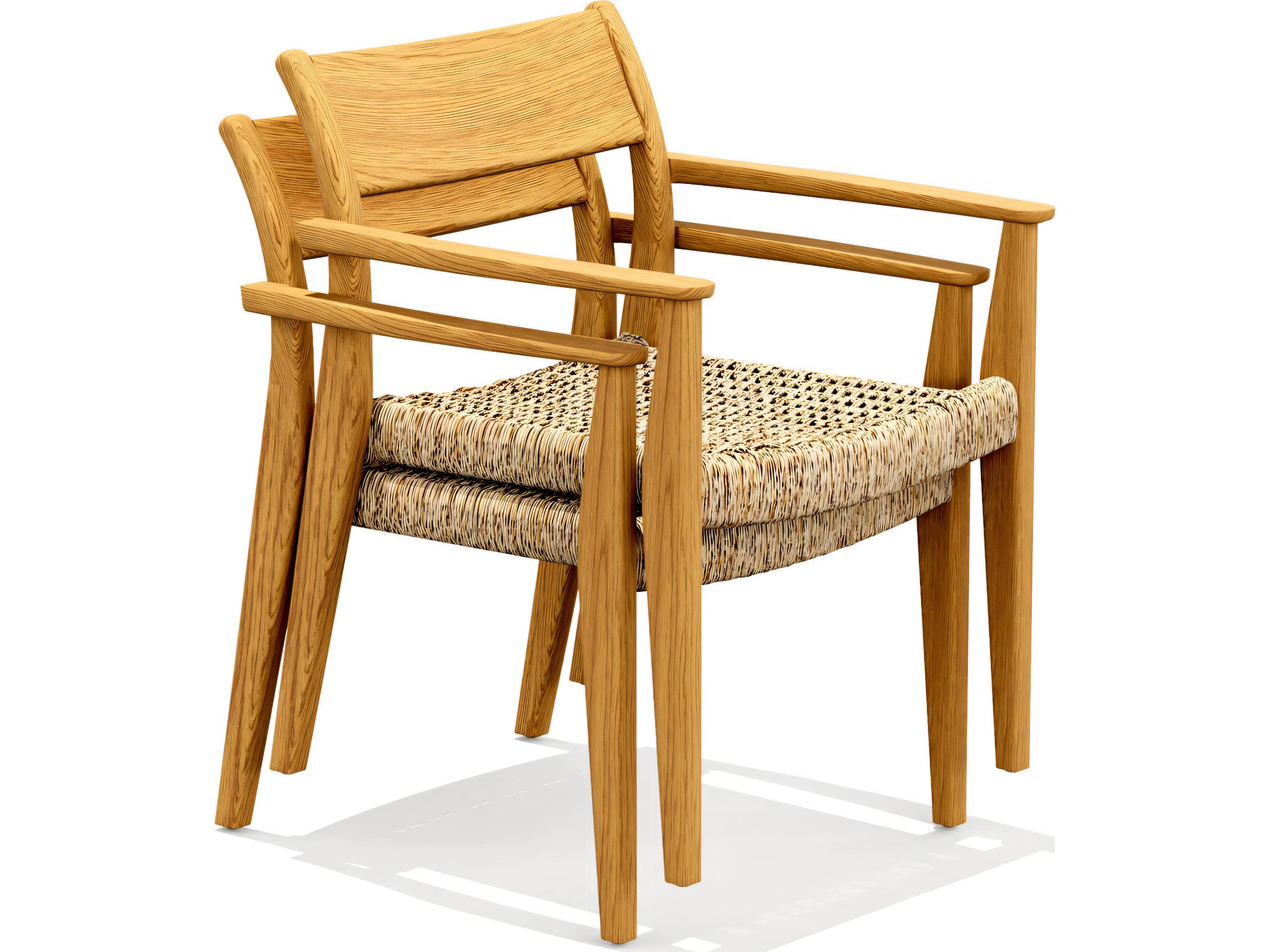 Teak Smith Amilo Stackable Dining Arm Chair