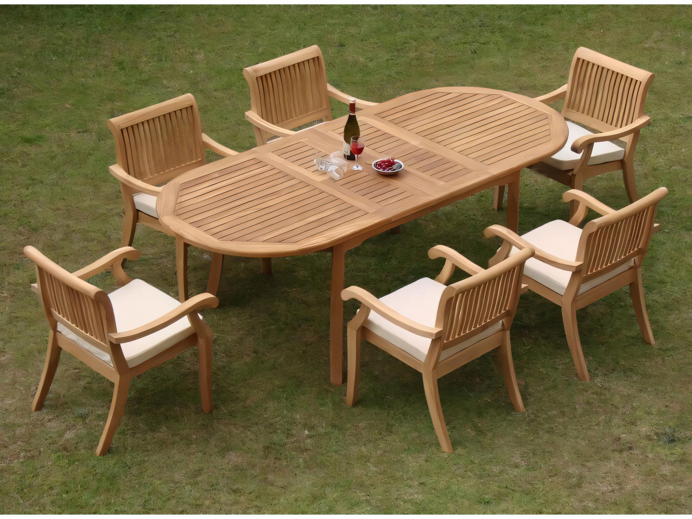 Teak Smith Arbor Stacking Arm Dining Chair