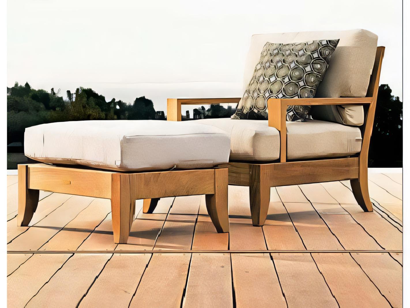 Teak Smith Atnas Ottoman