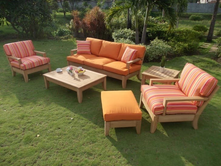 Teak Smith Atnas 8 Piece Sofa Set