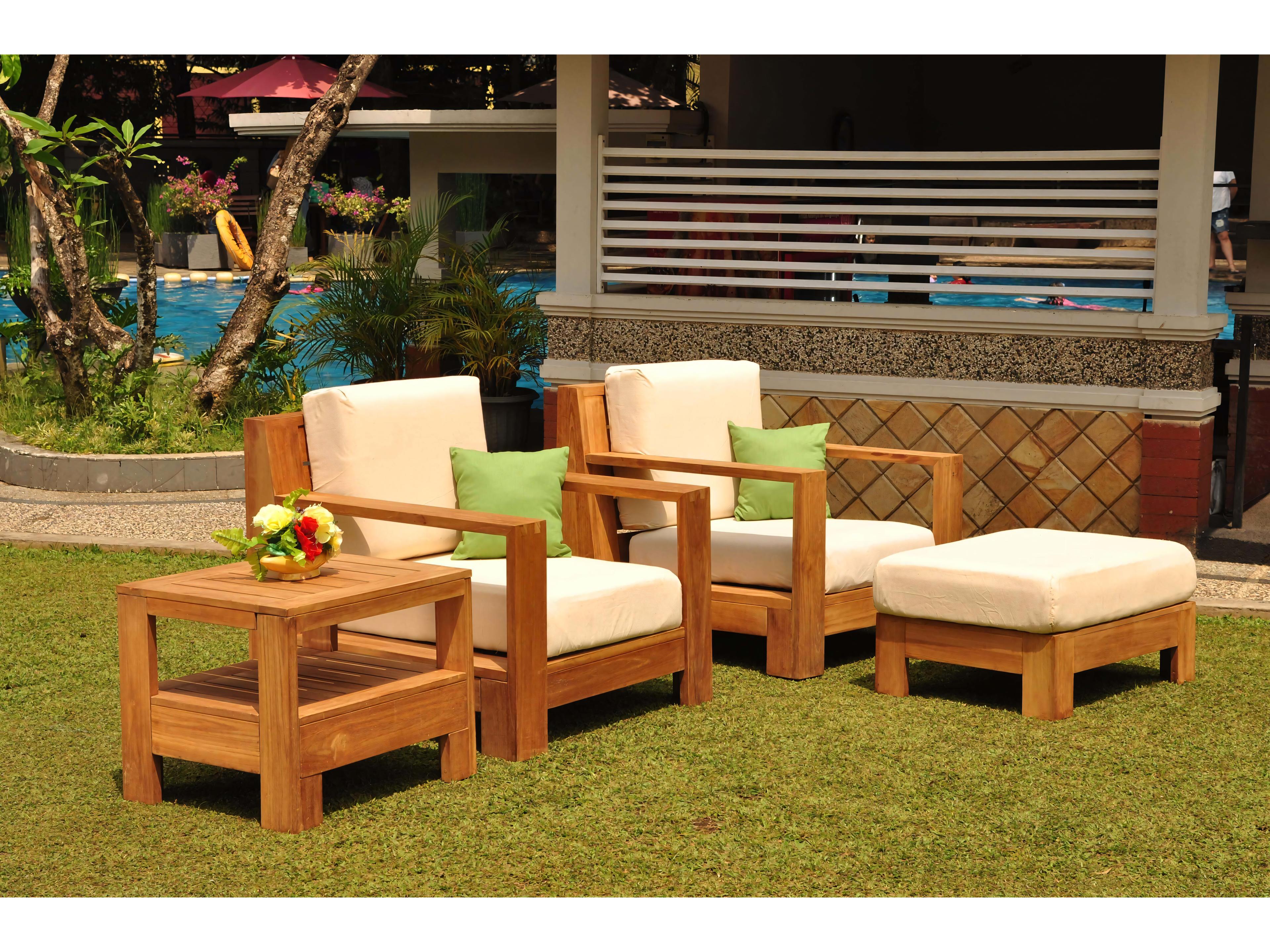 Teak Smith Canberra Rectangular Side Table