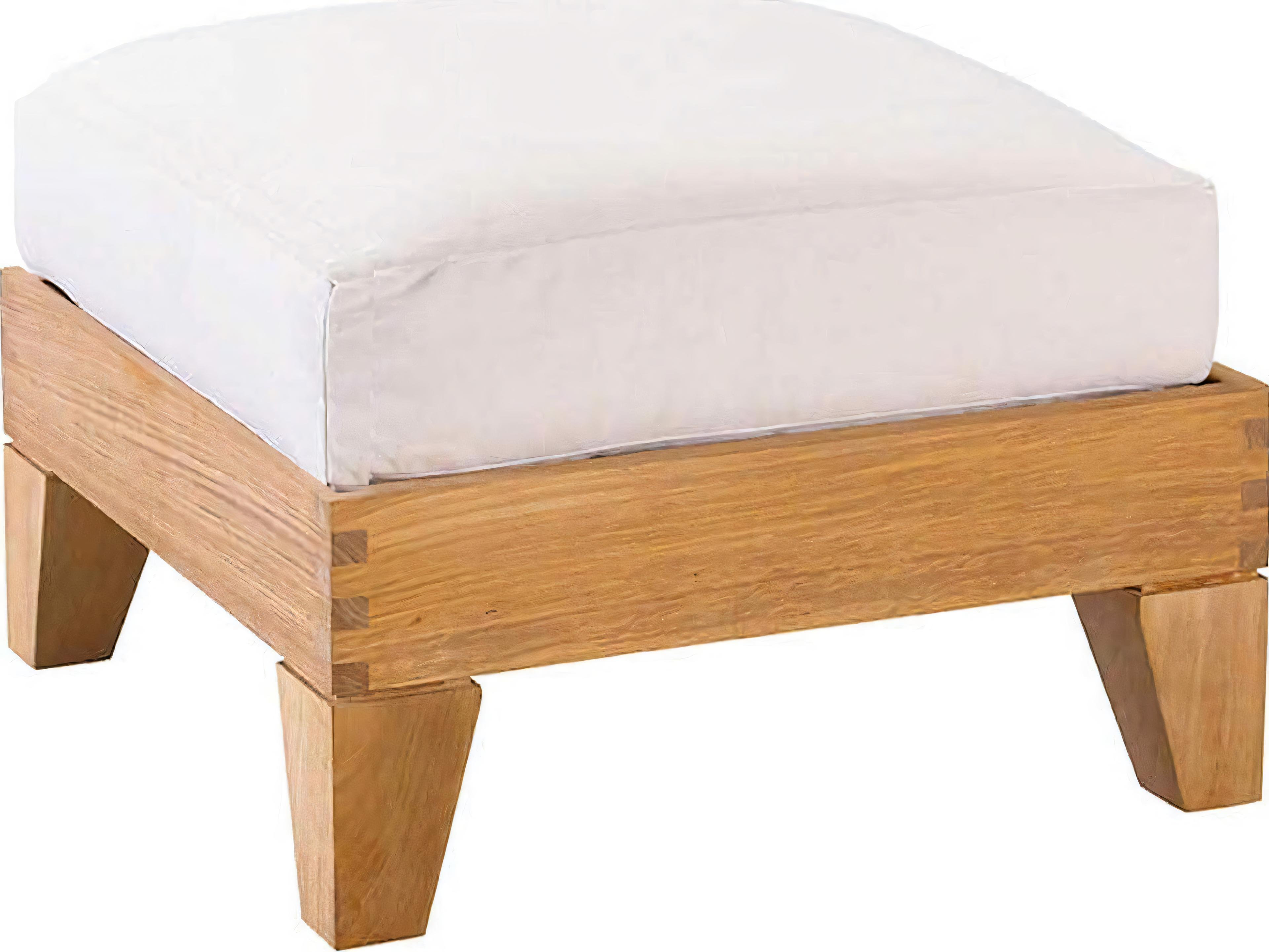 Teak Smith Caranas Ottoman