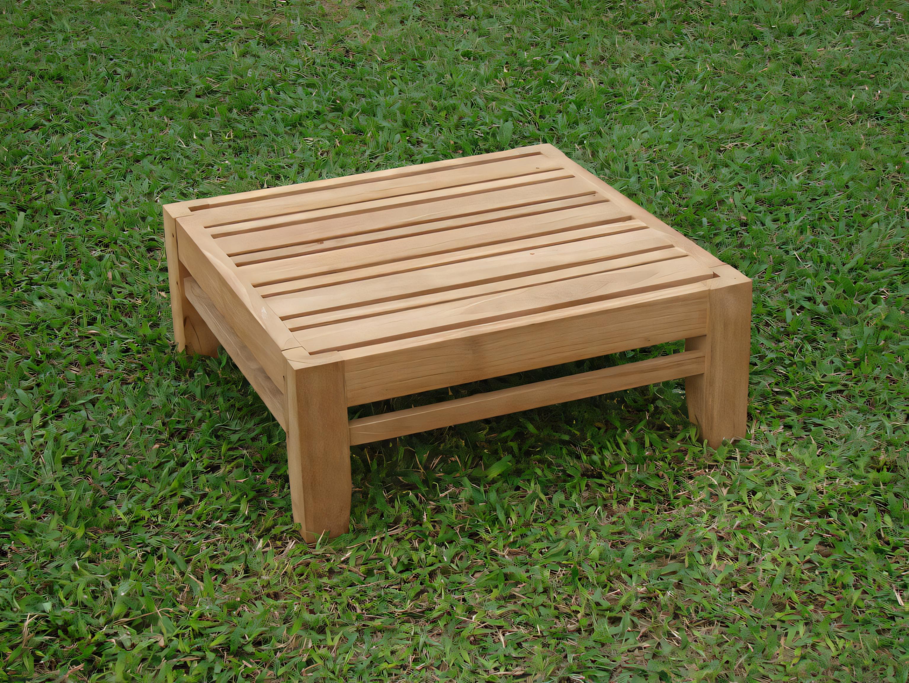 Teak Smith Delmar Square Side Table