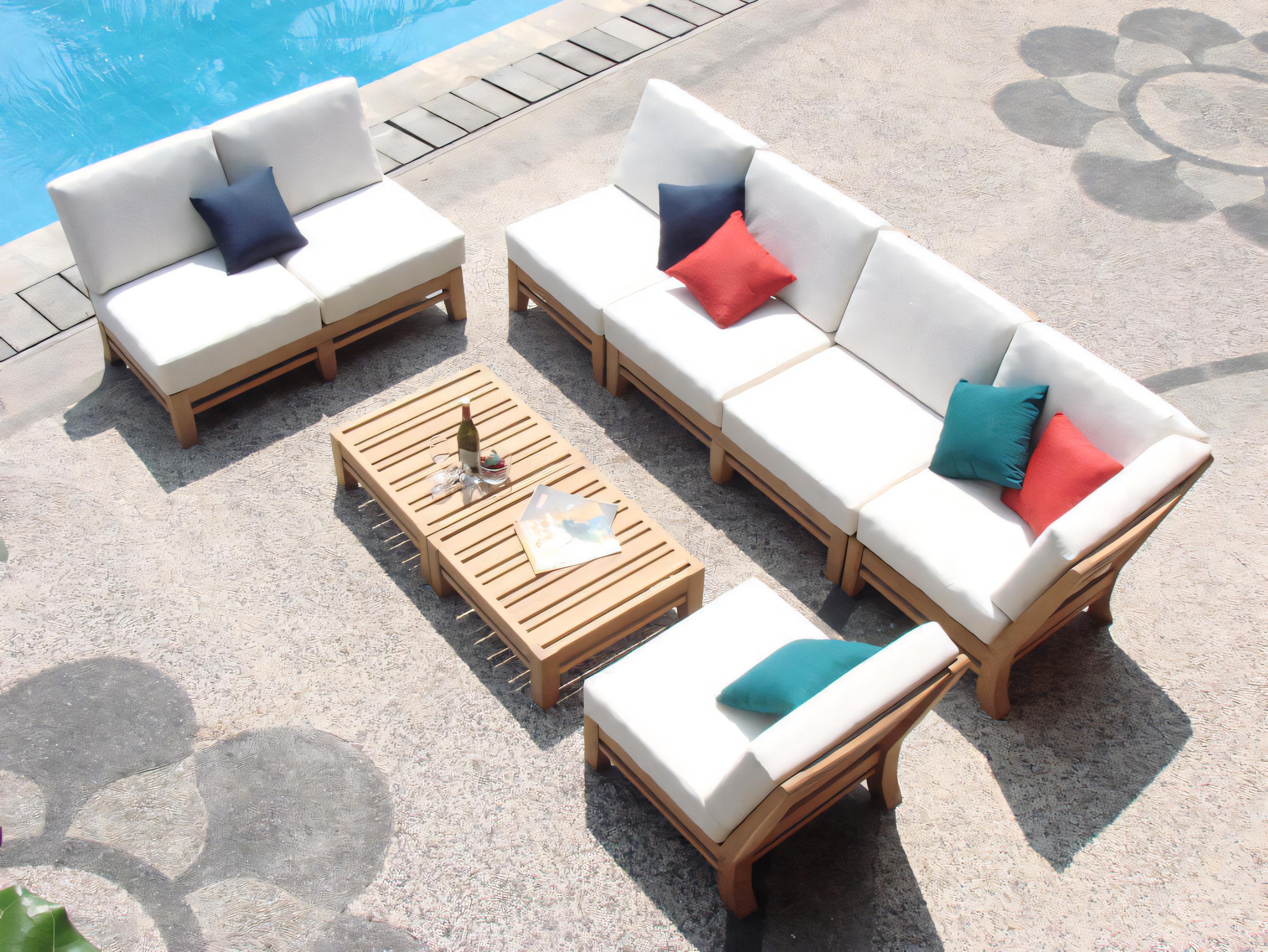 Teak Smith Delmar Sofa Left