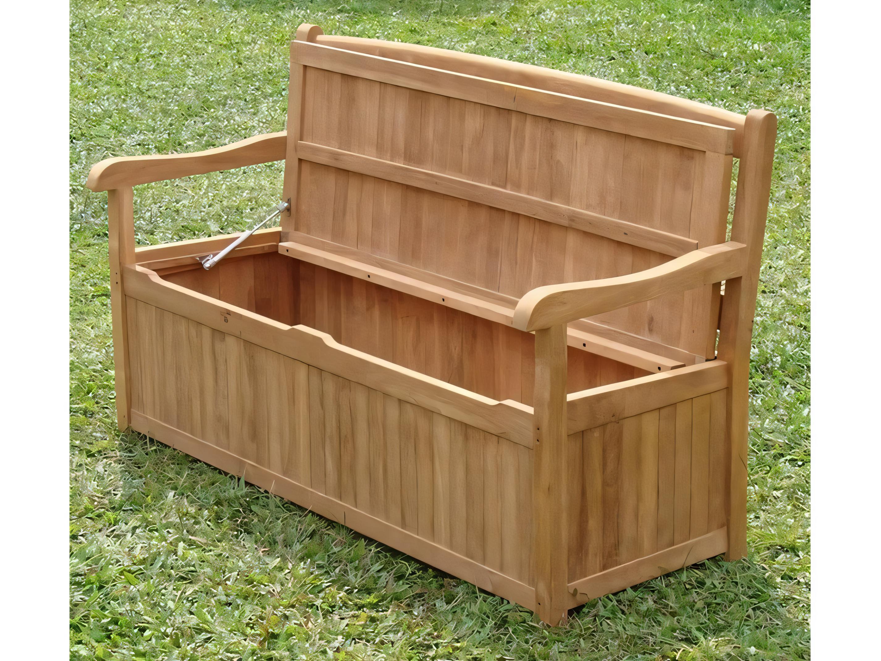 Teak Smith Devon 5 Foot Bench with Storage Box