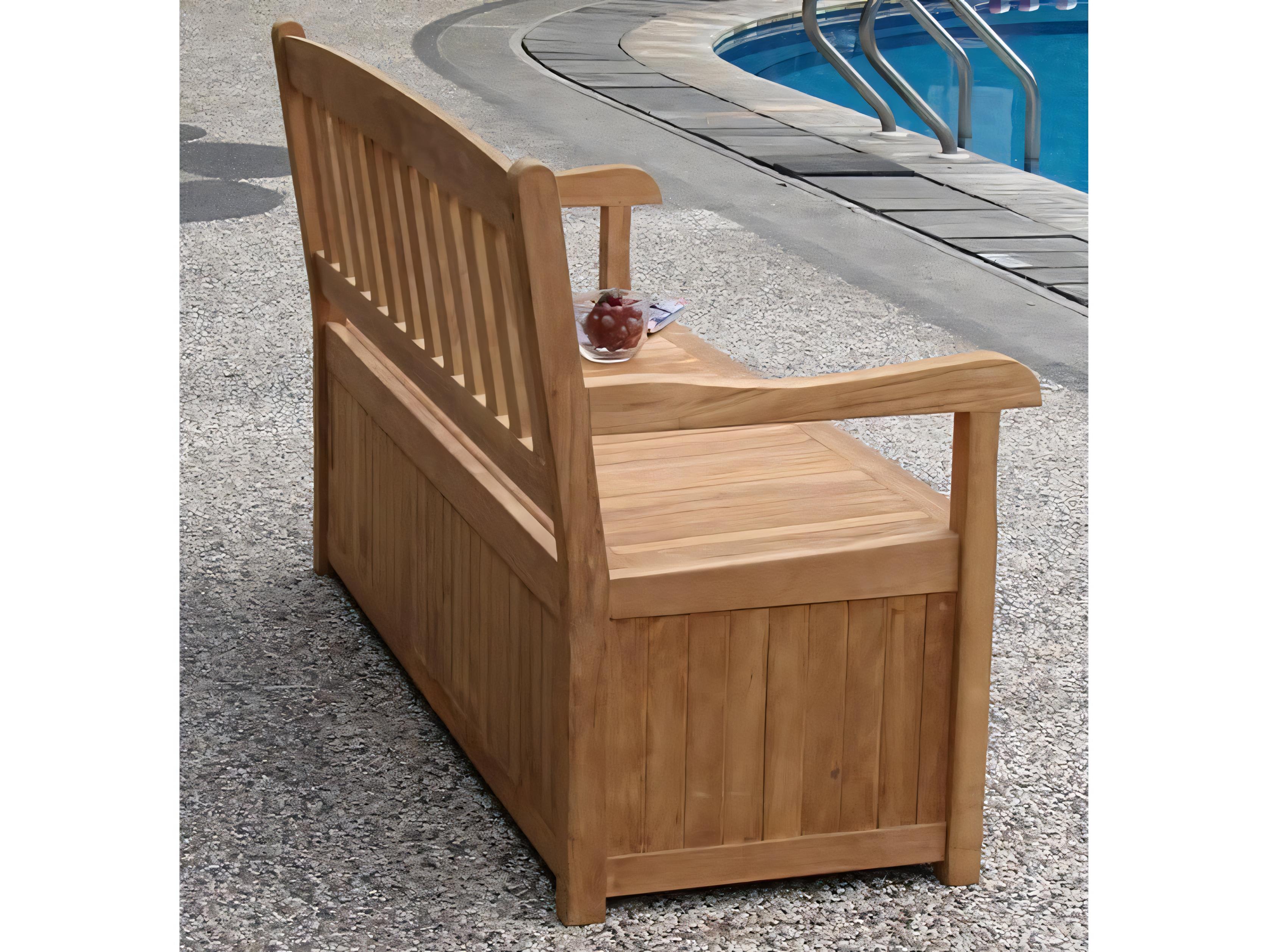 Teak Smith Devon 5 Foot Bench with Storage Box