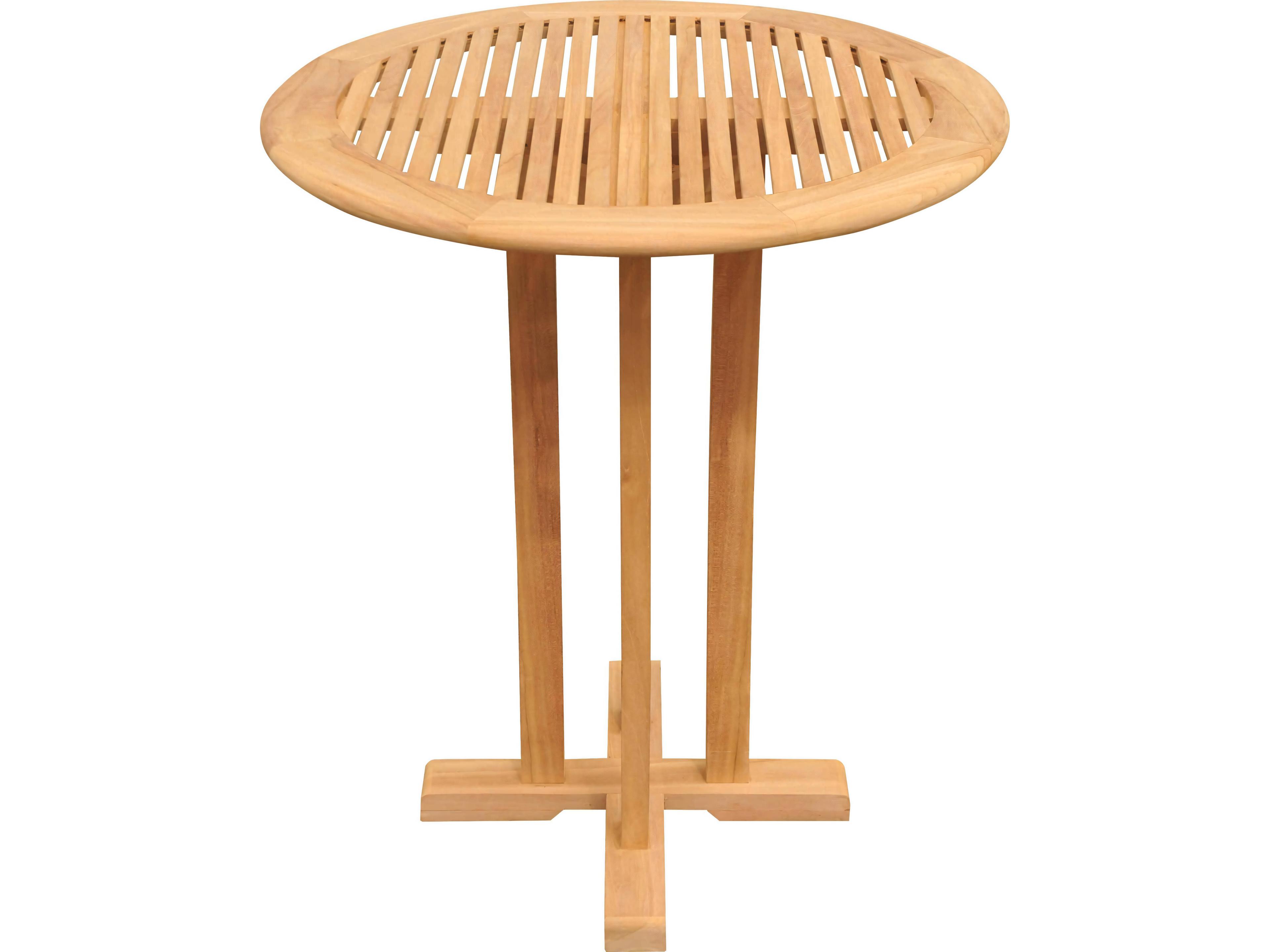 Teak Smith Giva 36" Round Bar Table
