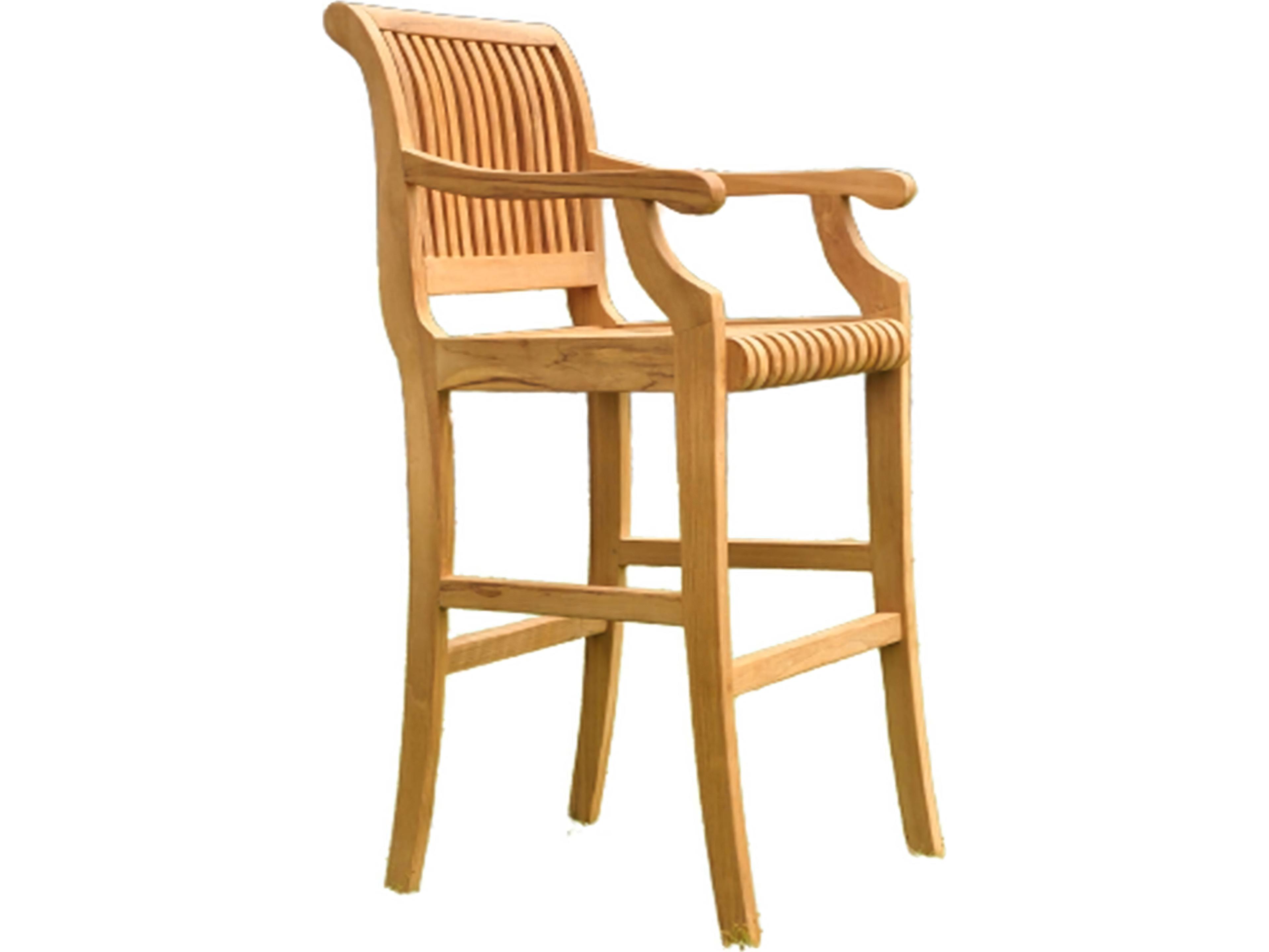 Teak Smith Giva Bar Arm Chair