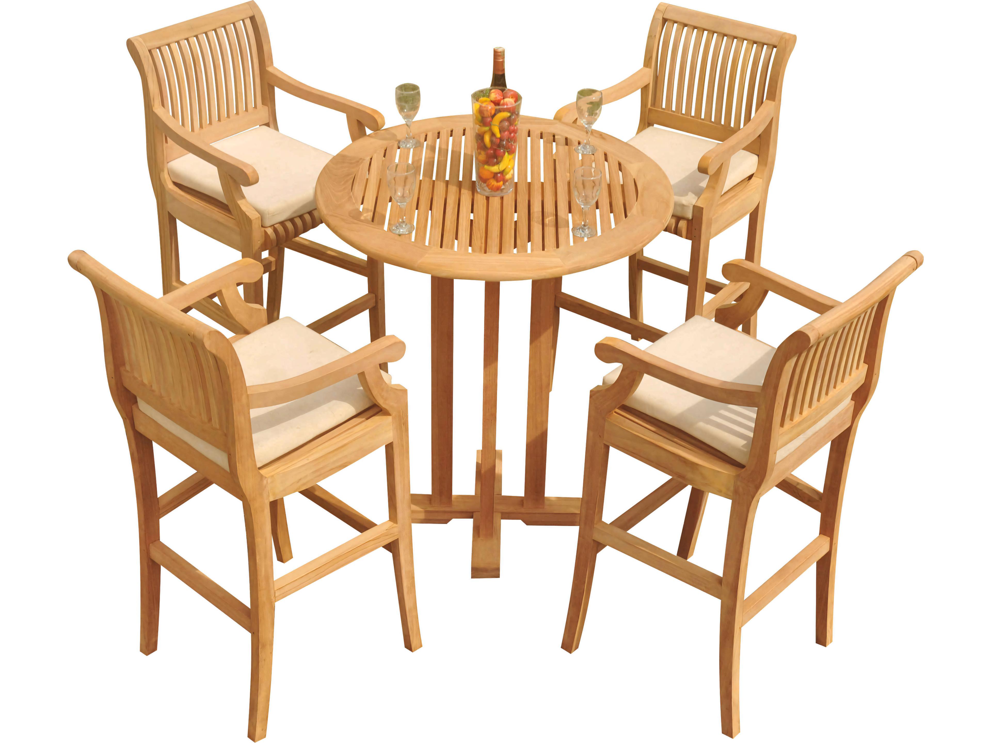 Teak Smith Giva Bar Arm Chair