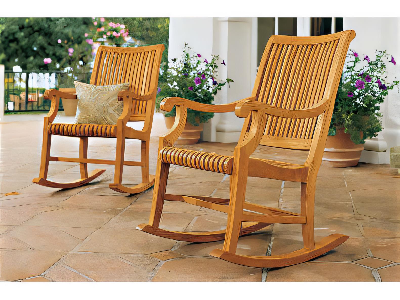 Teak Smith Giva Rocking Arm Chair