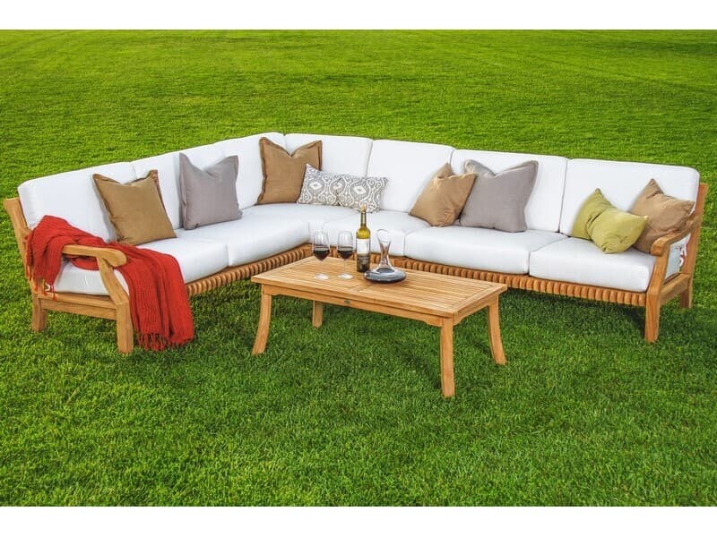 Teak Smith Giva Sectional Set