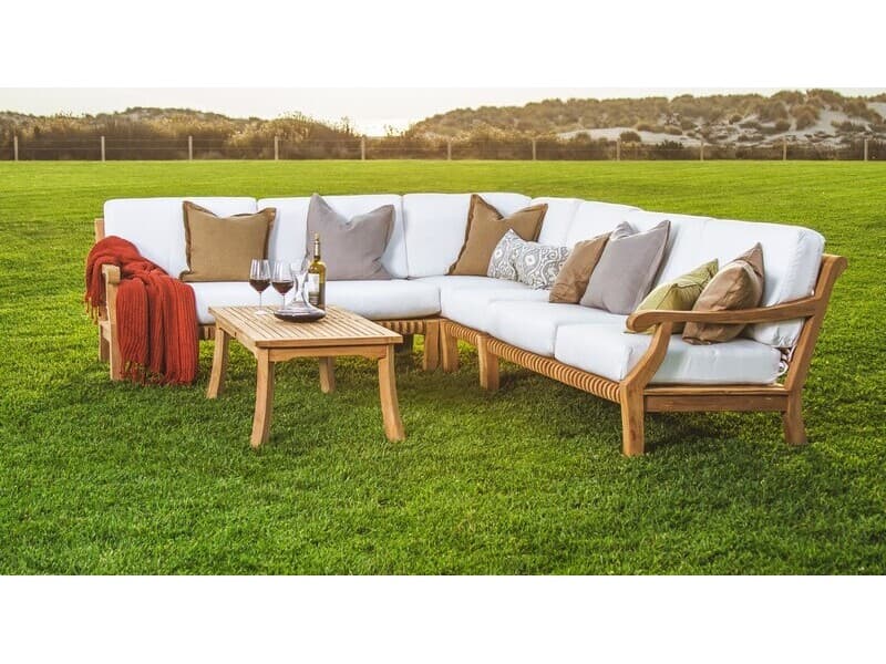 Teak Smith Giva Sectional Set