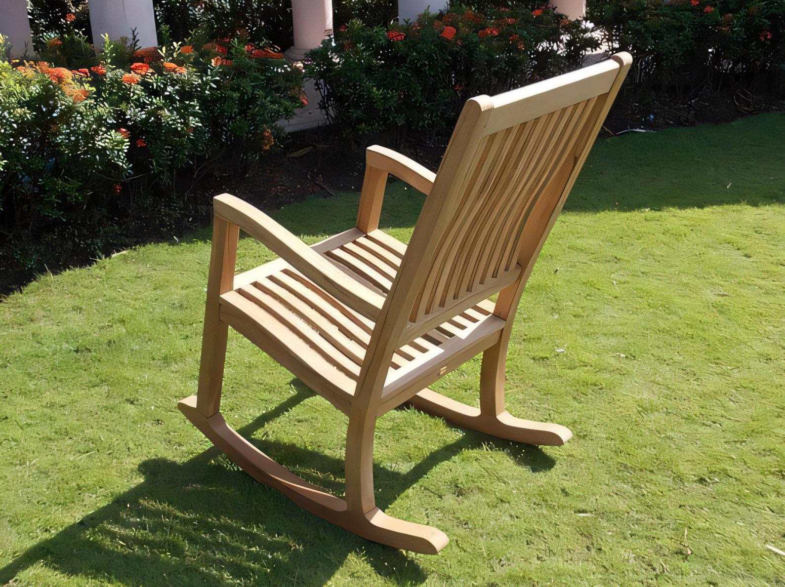 Teak Smith Kingston Rocking Arm Chair