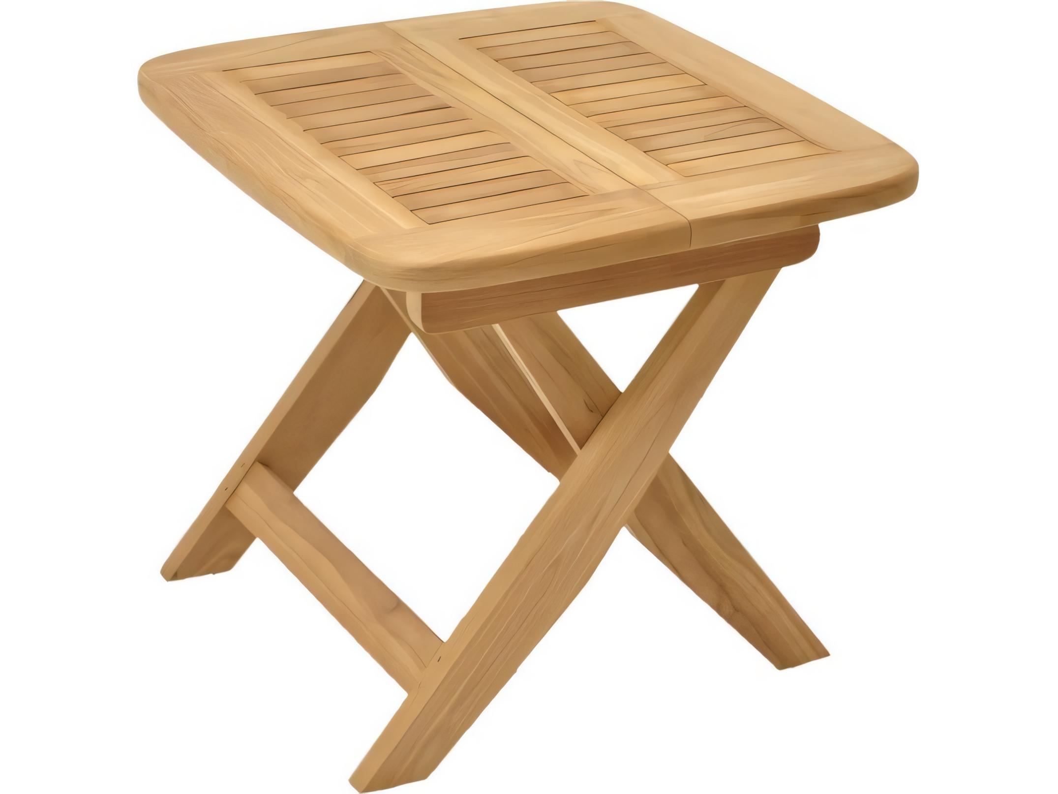 Teak Smith Kingston 23.5" Square Side Table / Stool