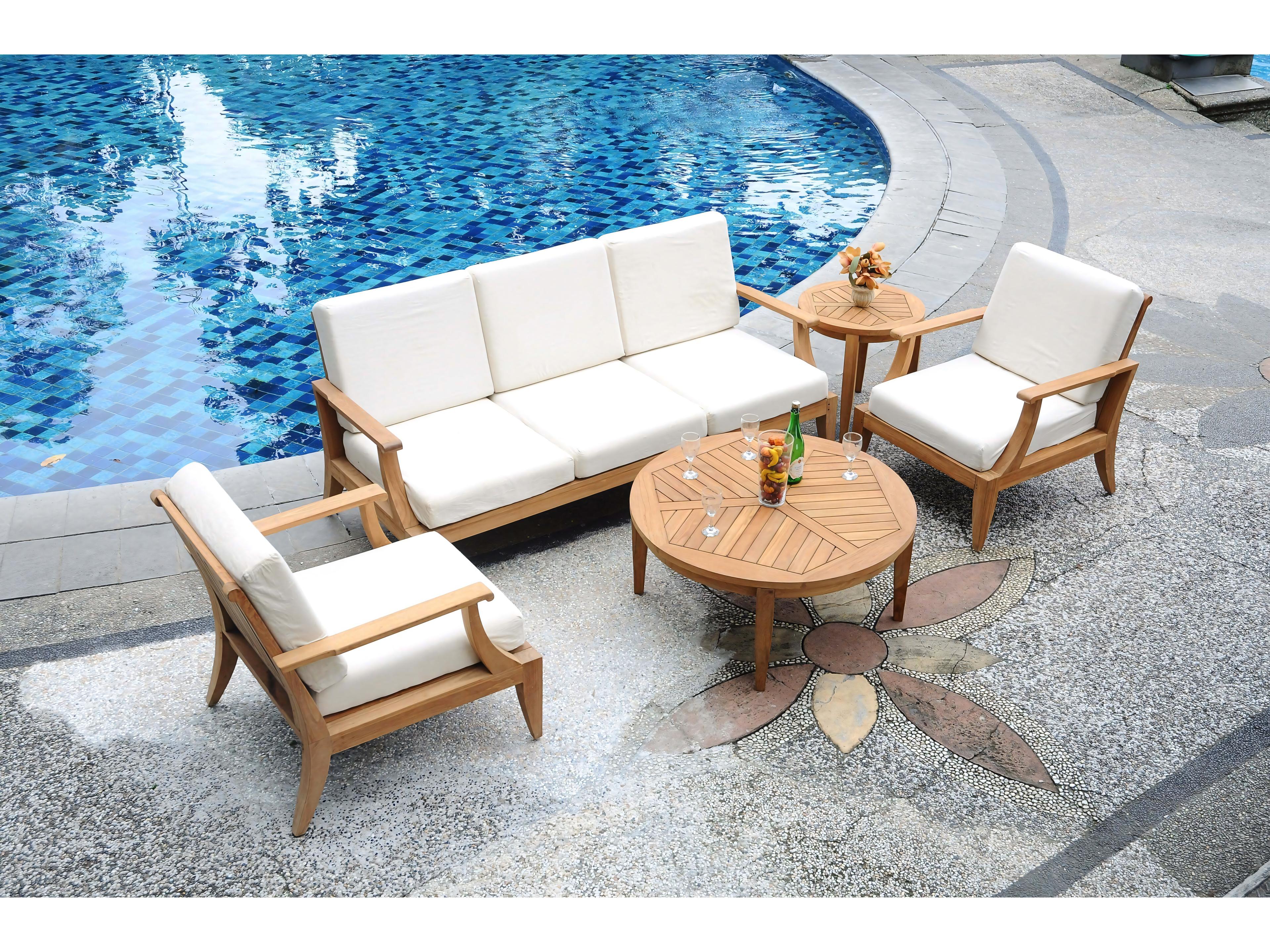 Teak Smith Lagos Round Coffee Table