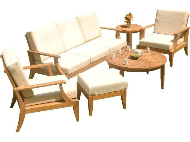 Teak Smith Lagos 6 Piece Sofa Set