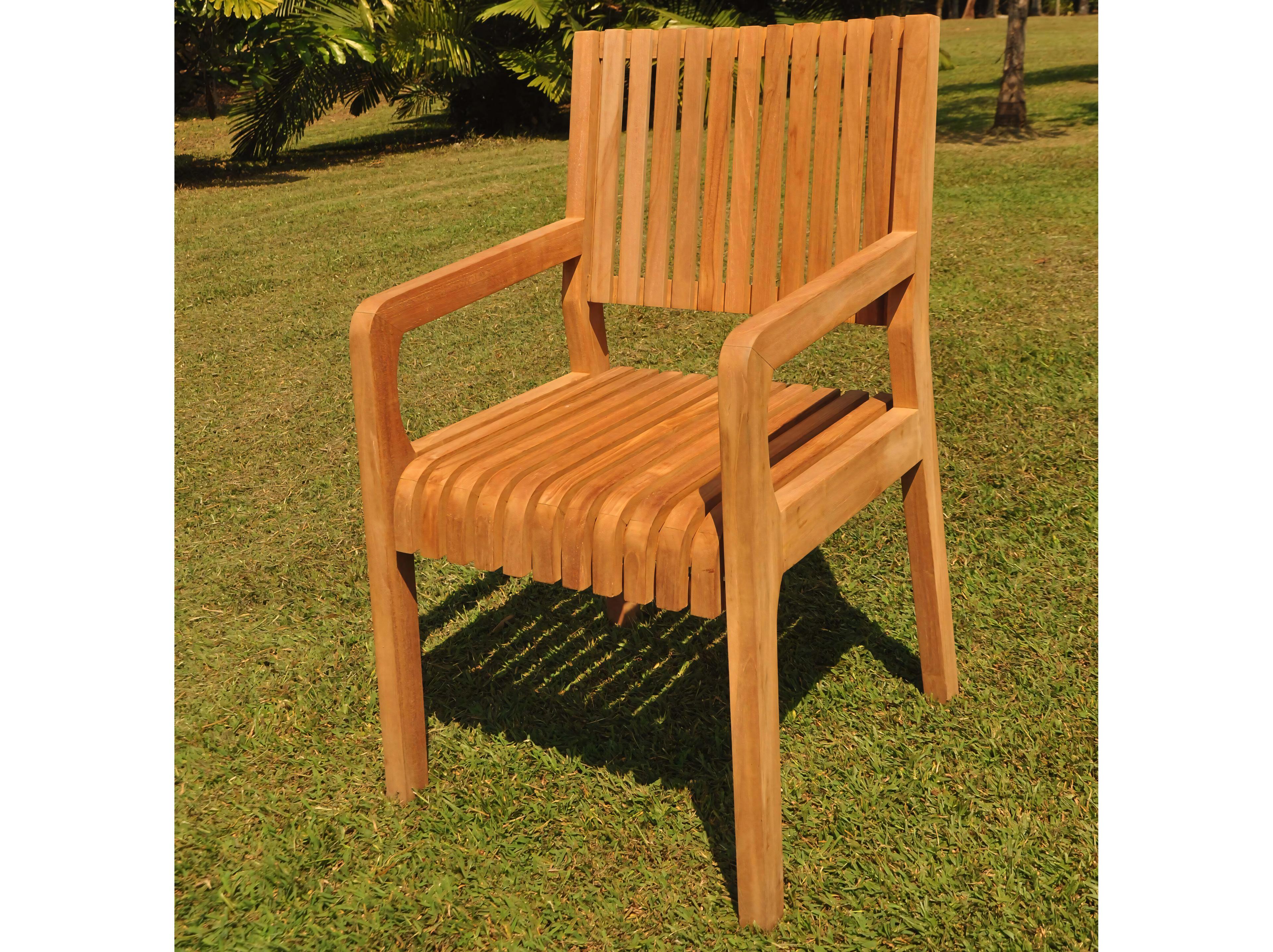 Teak Smith Maldives Captain Dining Arm Chair