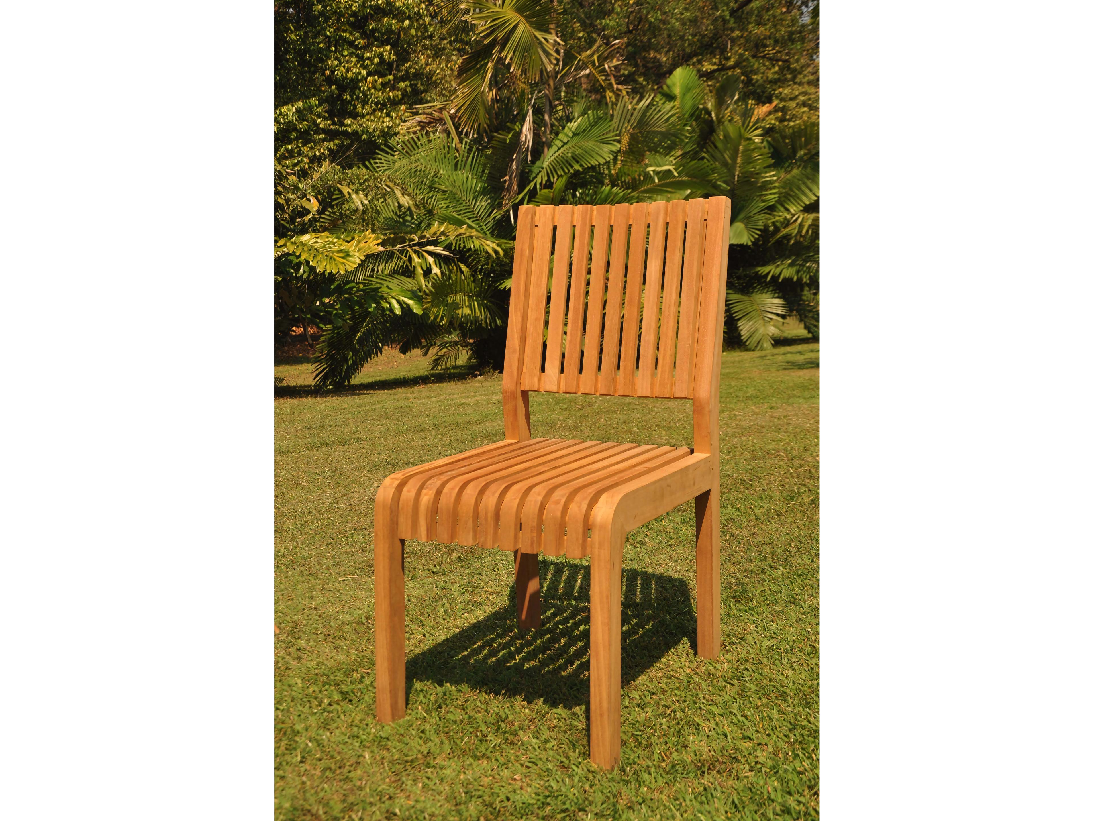 Teak Smith Maldives Armless Dining Chair