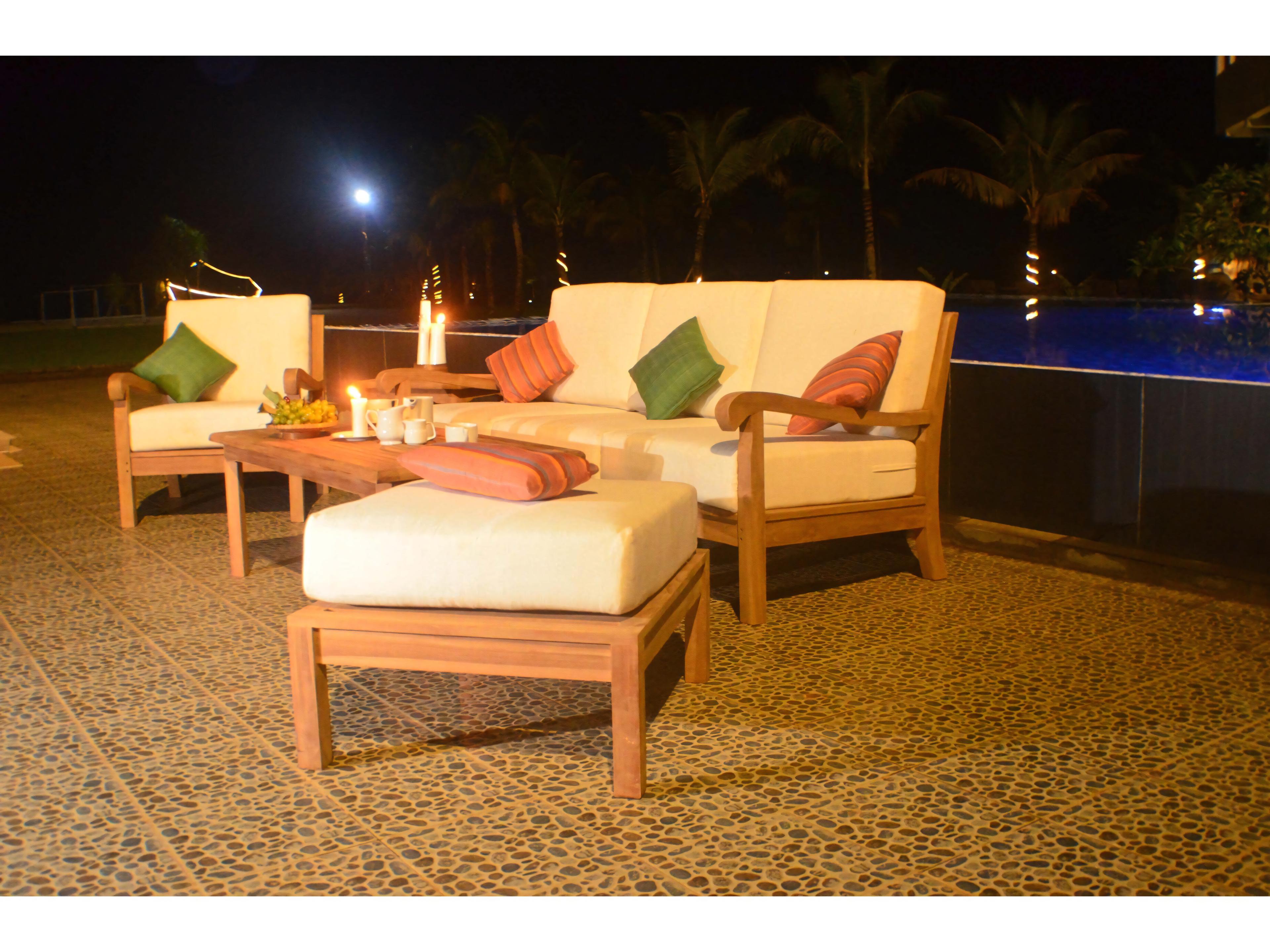 Teak Smith Napa Ottoman