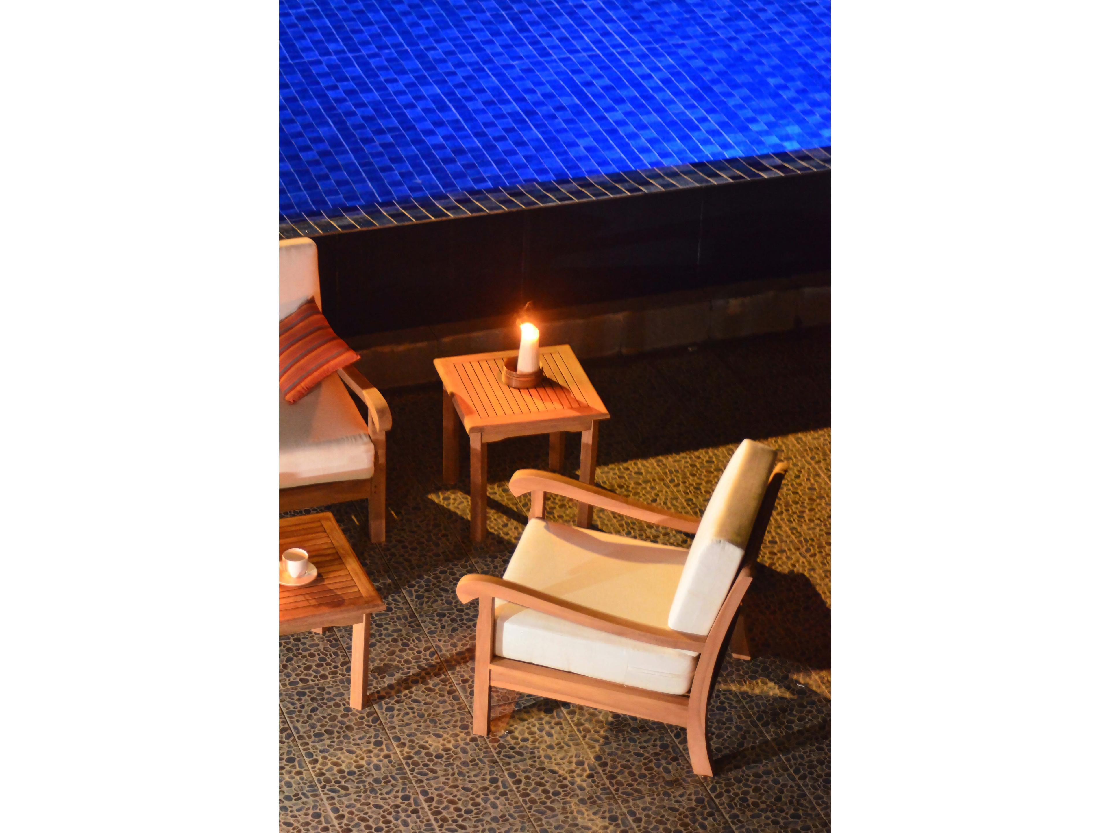 Teak Smith Napa Square Side Table