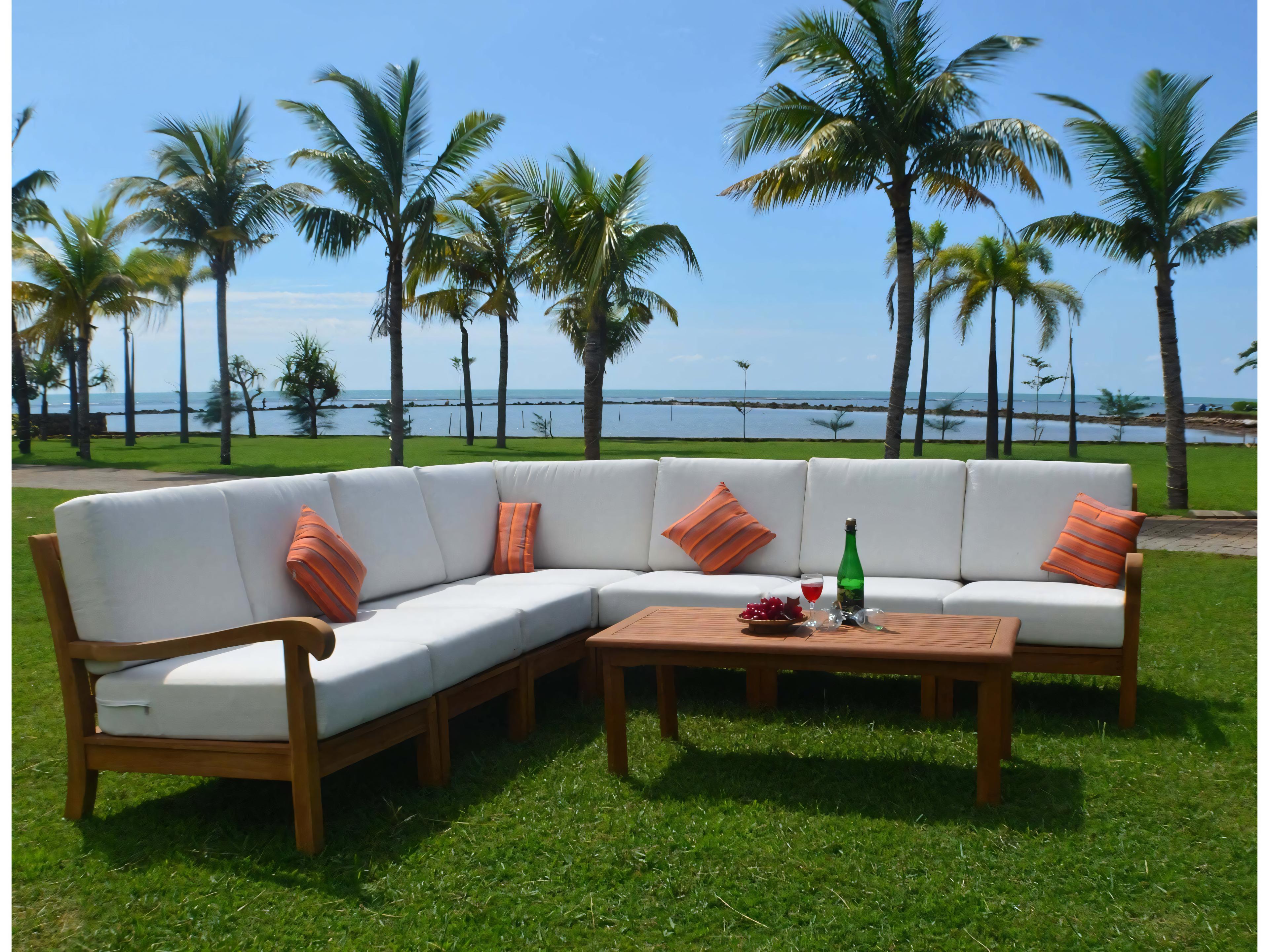 Teak Smith Napa Sofa Left