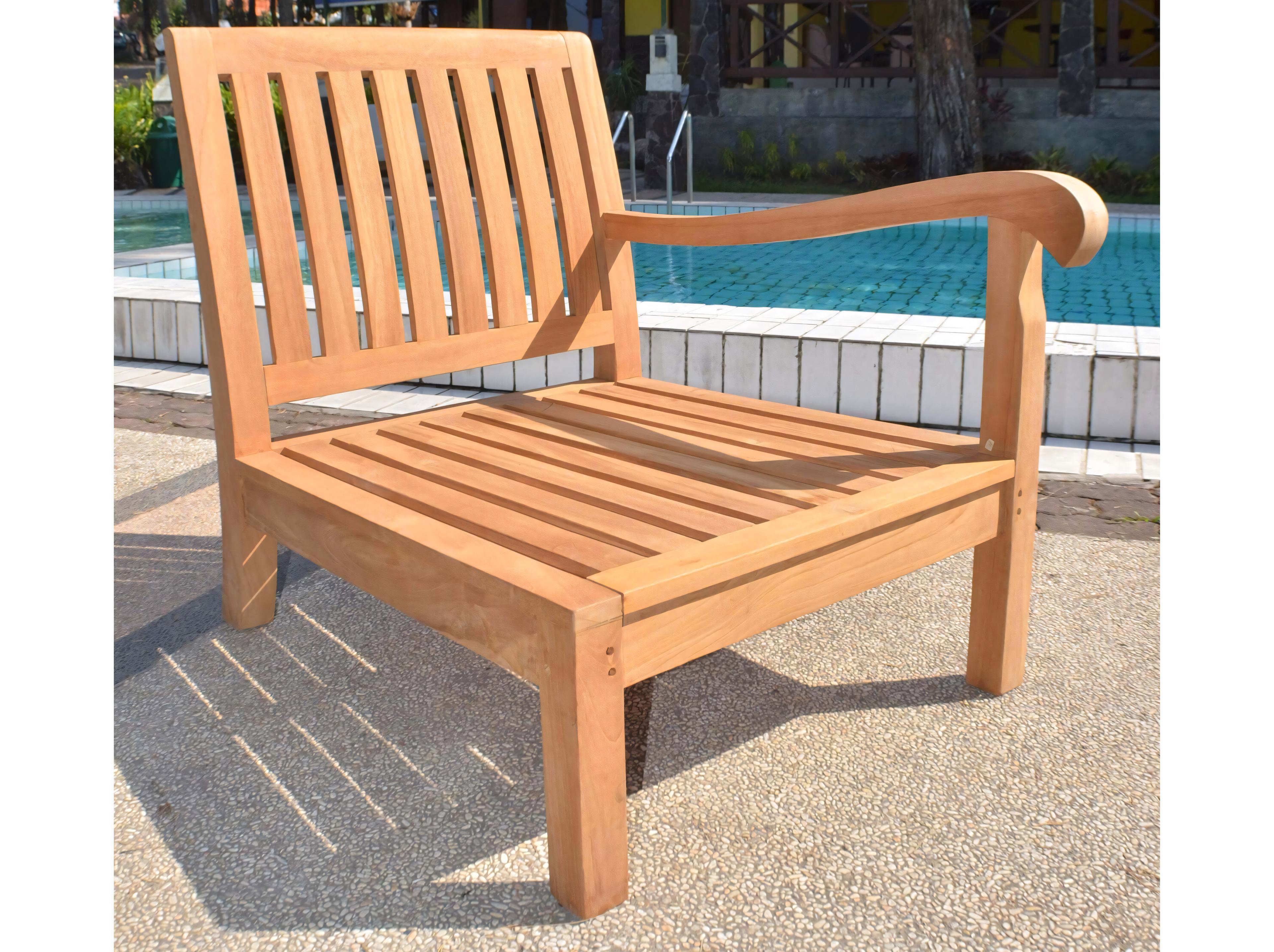 Teak Smith Napa Sofa Left