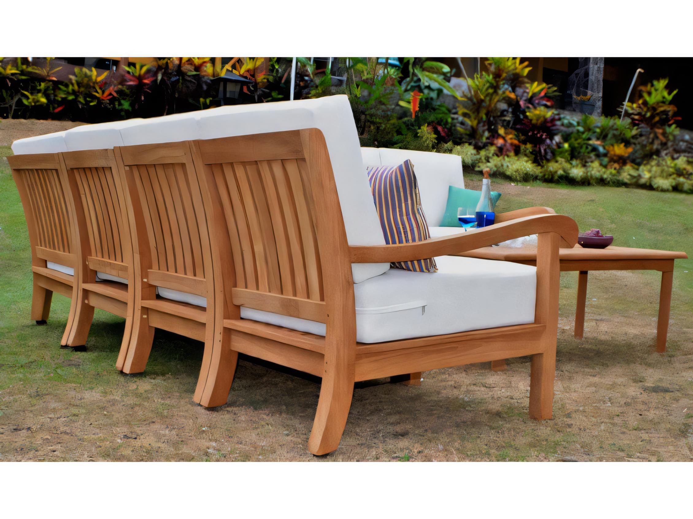 Teak Smith Napa Sofa Left