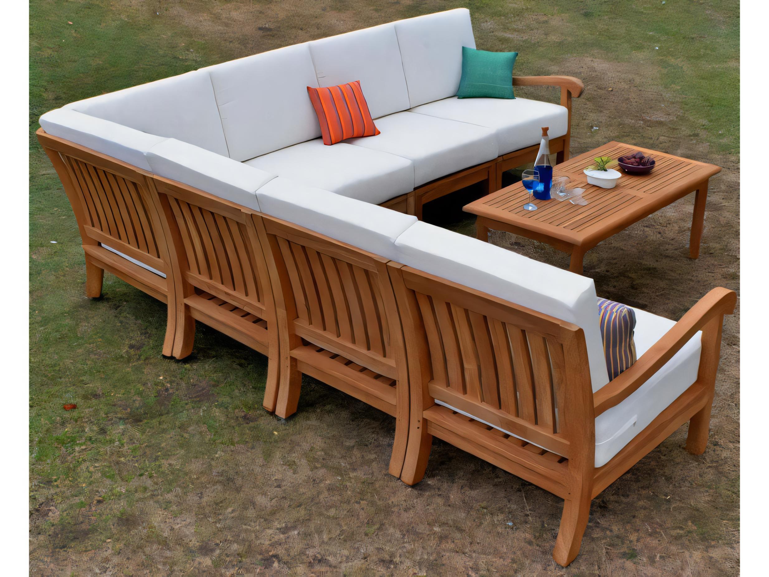 Teak Smith Napa Sofa Right