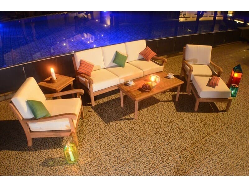 Teak Smith Napa 6 Piece Sofa Set